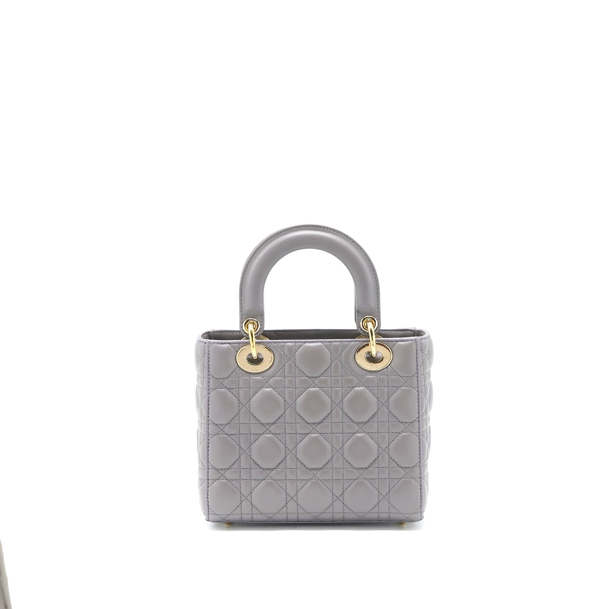 Dior Lady My Abc Lambskin Grey Handbag Small Travel Bag