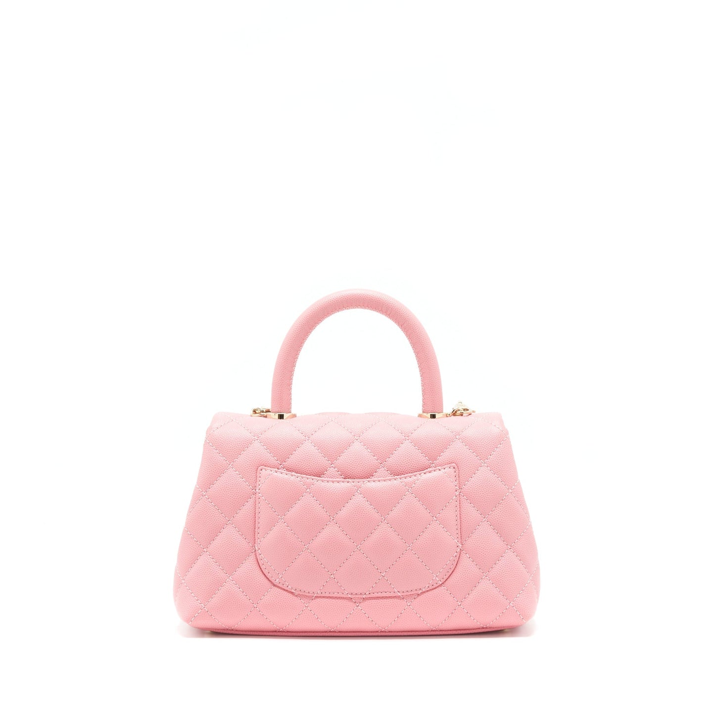 Chanel Coco Handle 24cm Caviar LGHW Pink Small Handbag