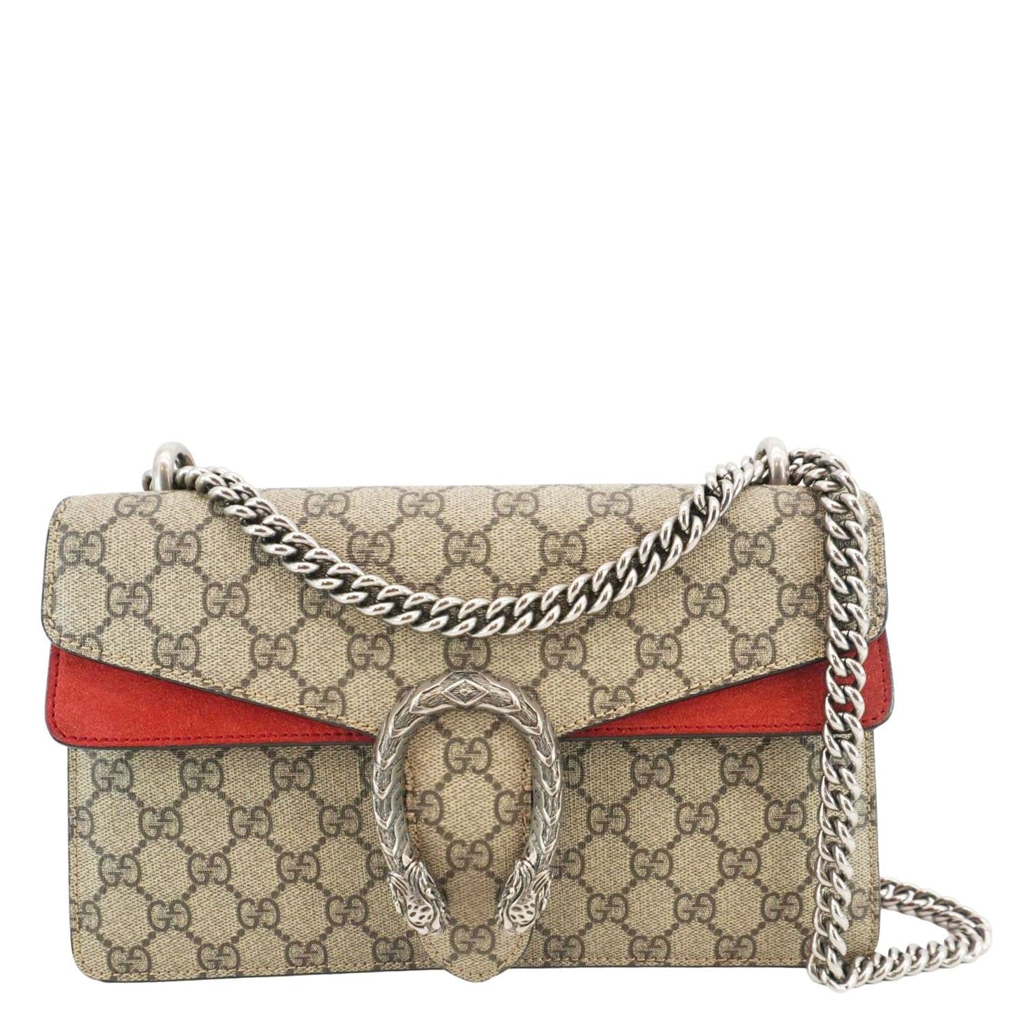 Gucci Dionysus Supreme Shoulder Bag Canvas Beige Small 400252