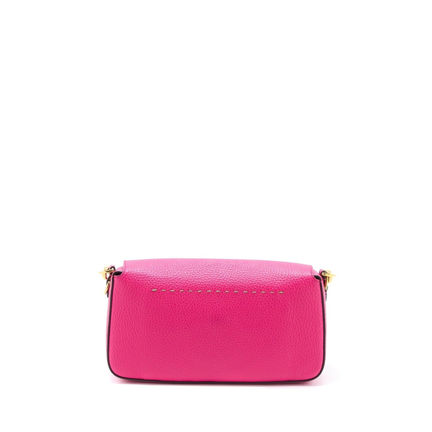 Fendi Baguette Purse Calfskin Pink Shoulder Bag