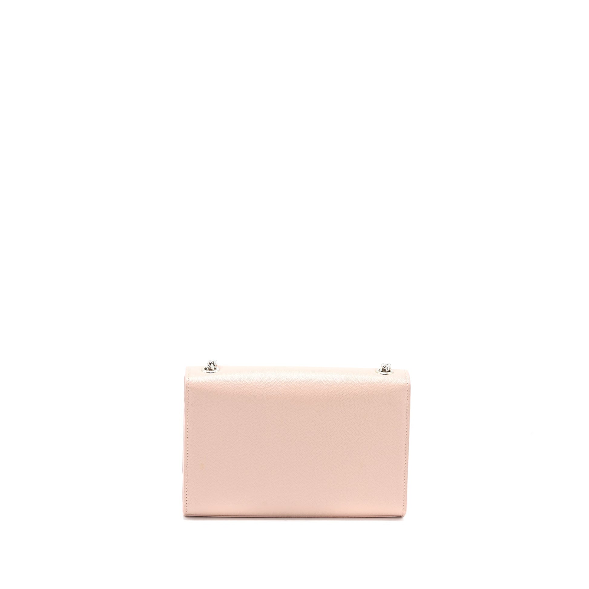 YSL Saint Laurent Saint Laurent Kate Tassel Grained Calfskin Travel Pink Travel Bag