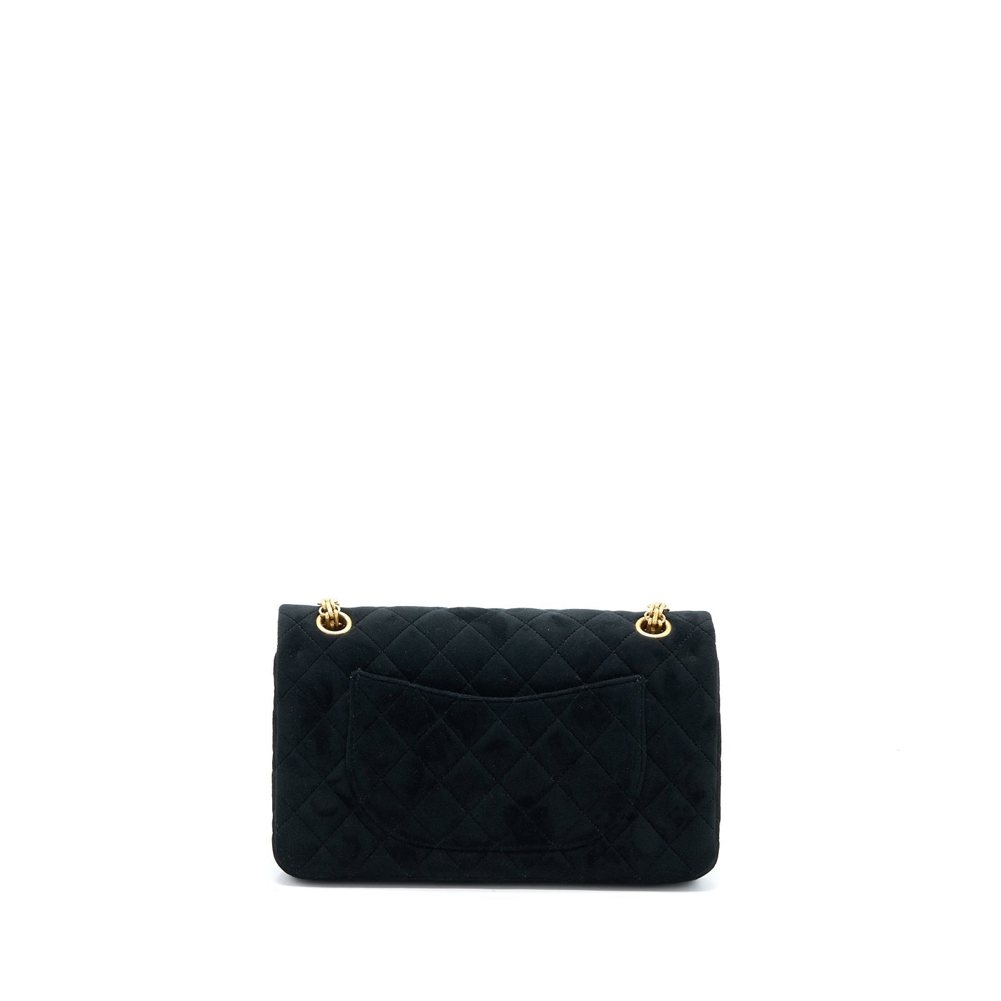 Chanel 2.55 Reissue Flap Velvet GHW Black Small Shoulder Bag