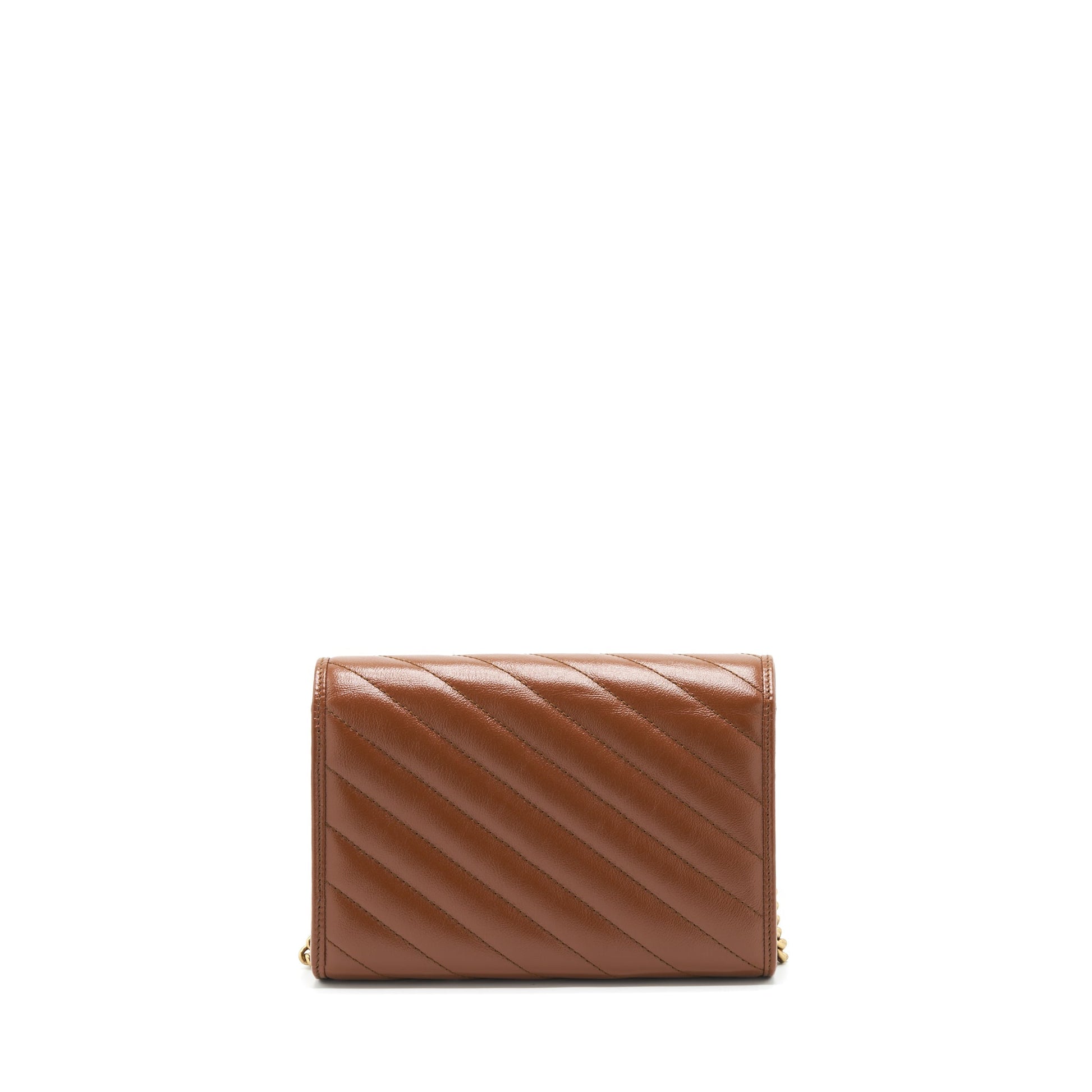 Gucci Marmont Bag Calfskin Matelasse Brown Travel Bag