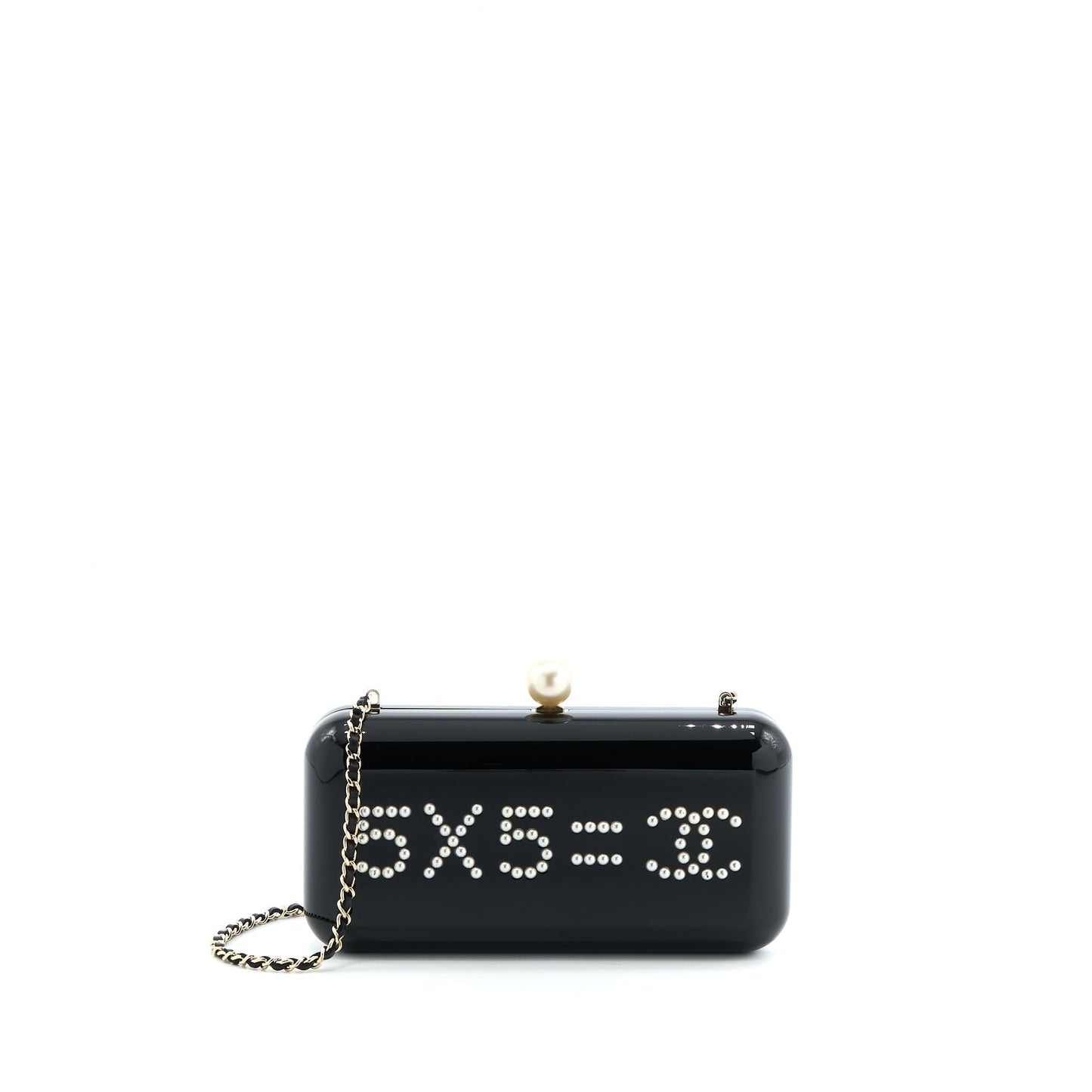 Chanel Votez Coco Evening LGHW Black Clutch Bag