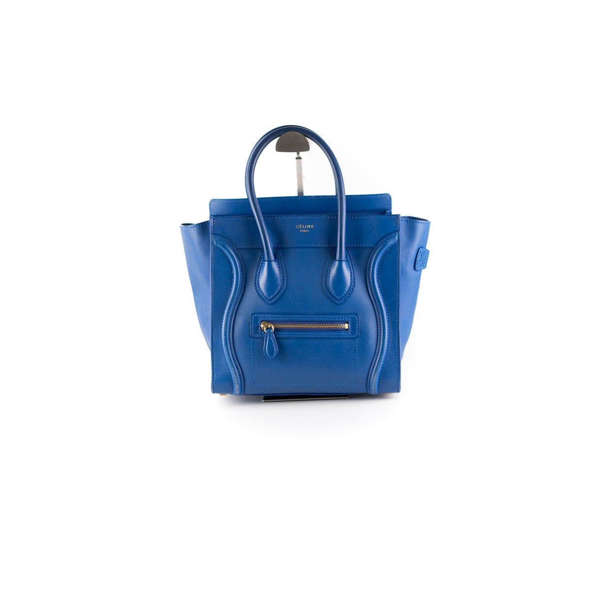 Luxury Micro Luggage Handbag Blue Travel Bag