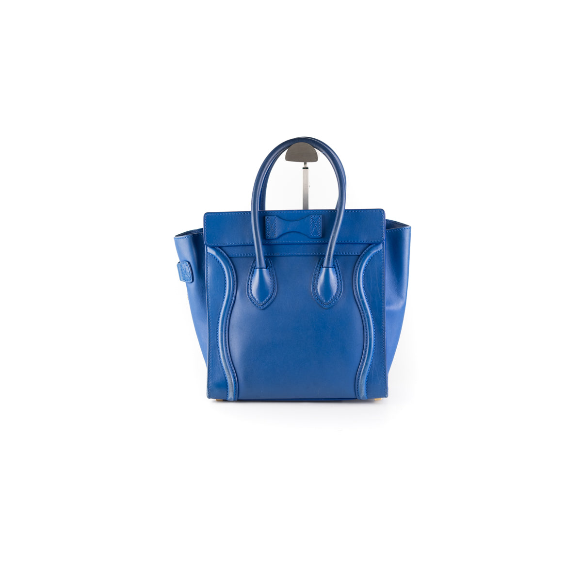 Luxury Micro Luggage Handbag Blue Travel Bag
