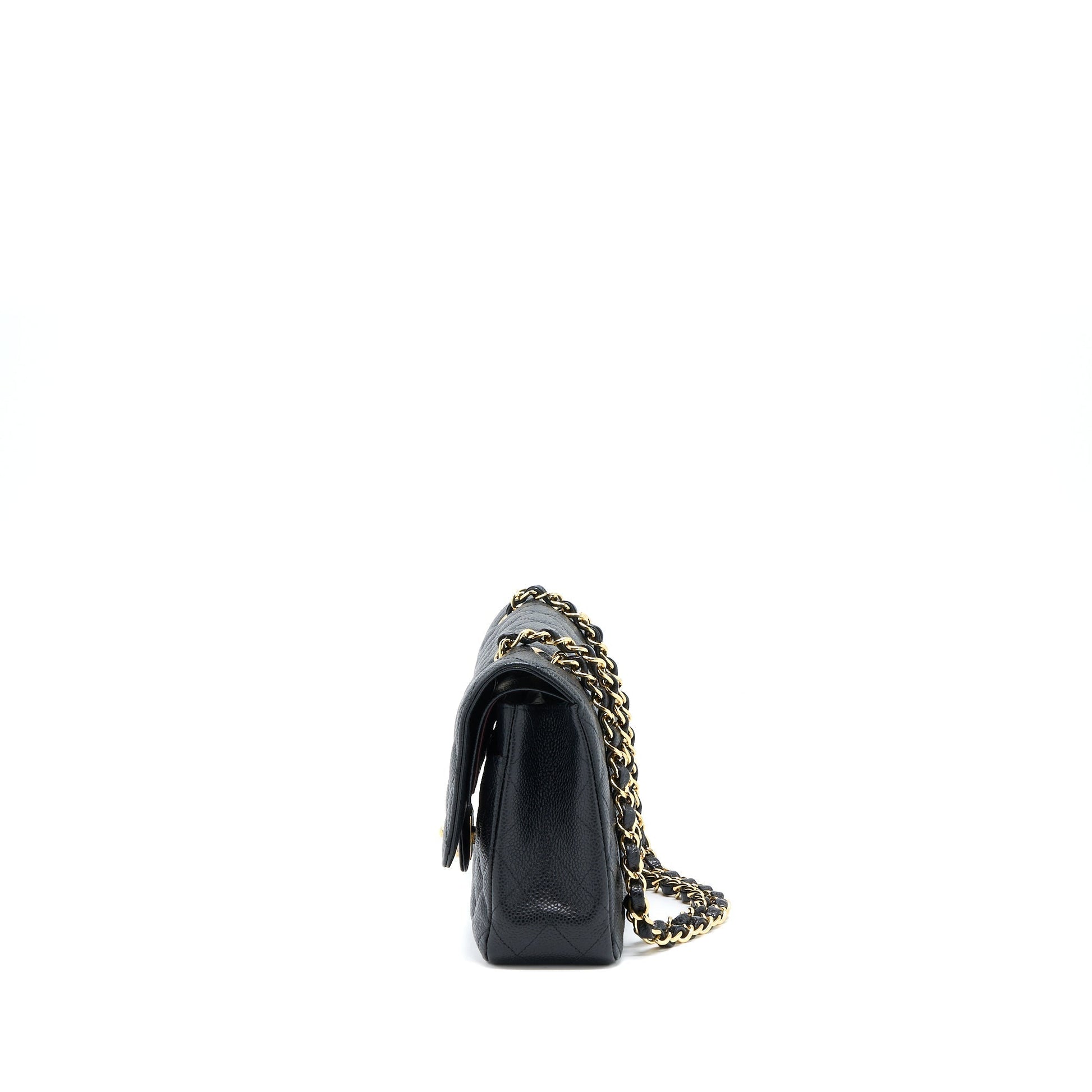 Chanel Classic Double Flap Caviar GHW Black Shoulder Bag Ghw 4