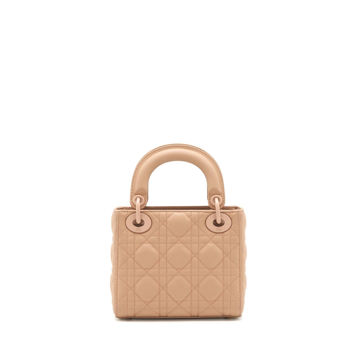 Dior Lady Blush Ultramatte Cannage Handbag Mini Travel Bag
