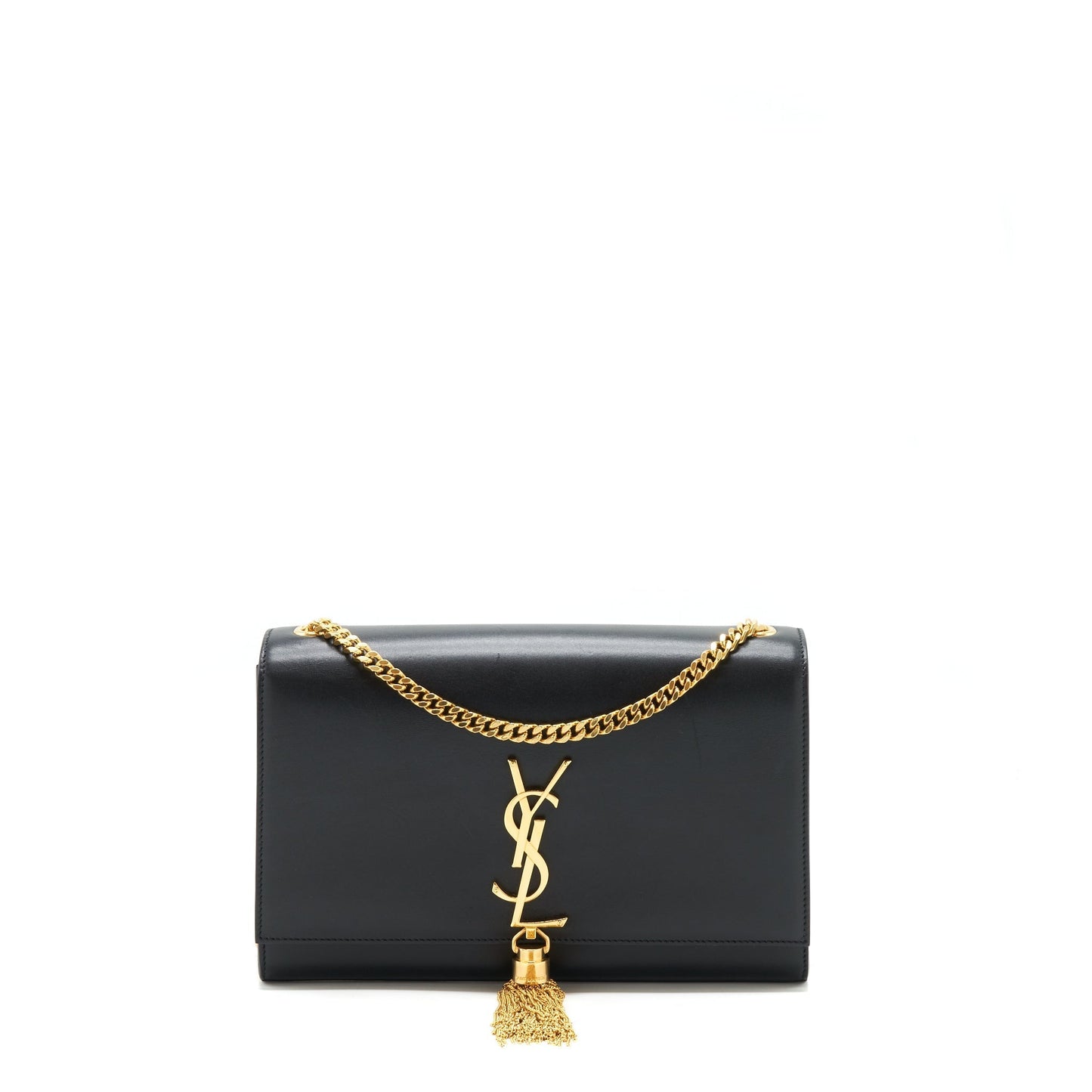 YSL Saint Laurent Saint Laurent Kate Purse Tassel Travel Bag Black Medium