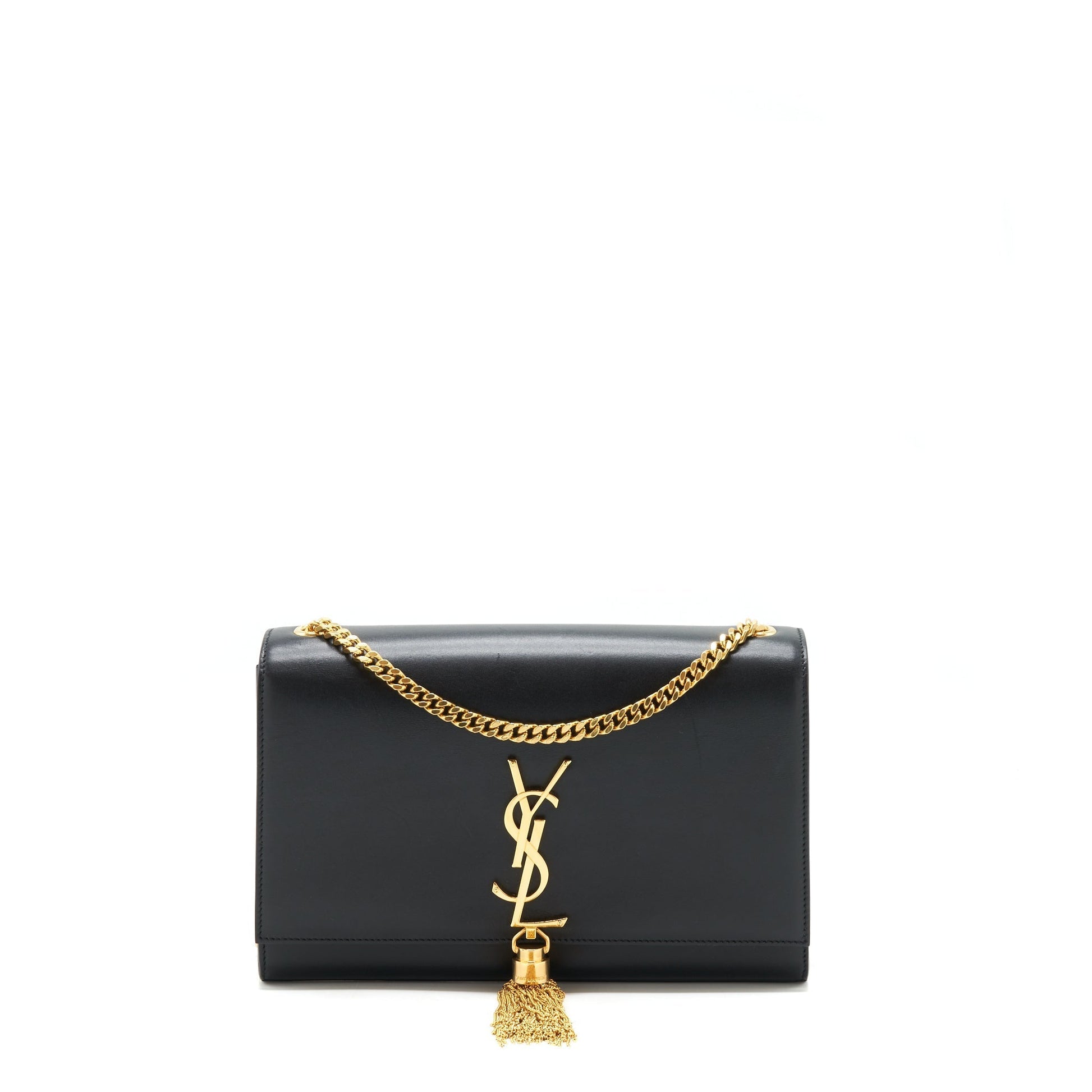 YSL Saint Laurent Saint Laurent Kate Purse Tassel Travel Bag Black Medium