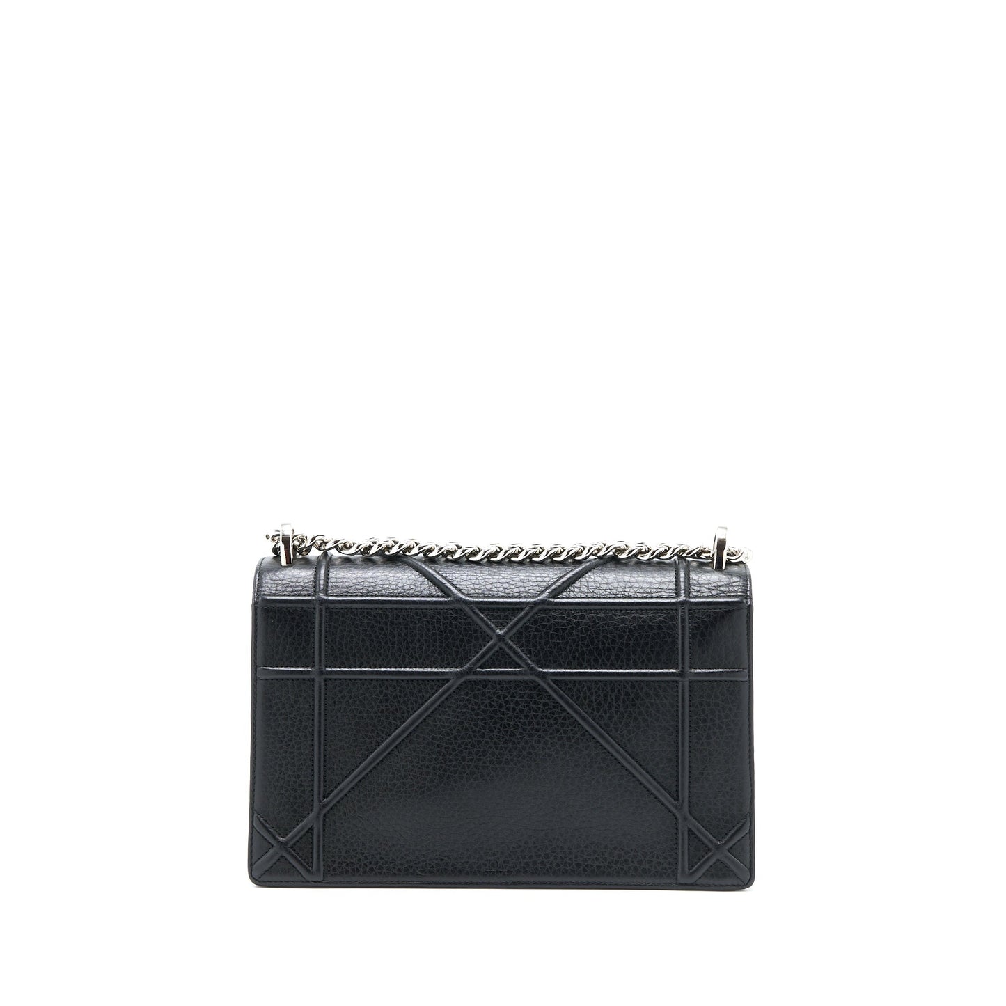 Dior ama Calfskin Handbag Black Medium Travel Bag