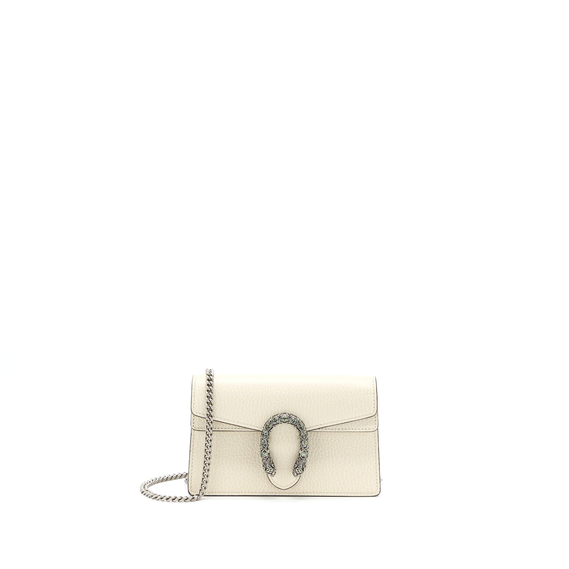 Gucci Super Dionysus Calfskin Shw Handbag White Mini Travel Bag