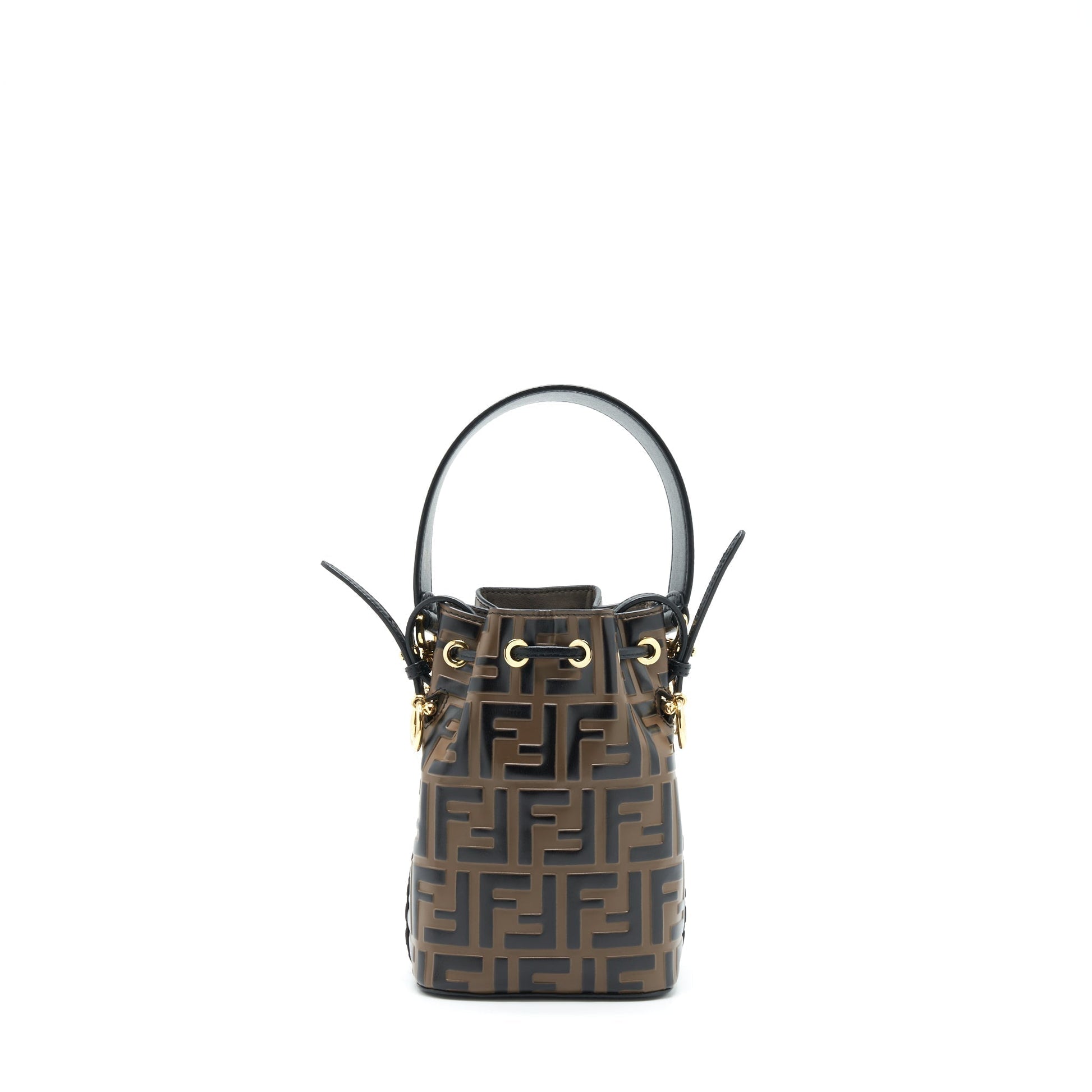 Fendi Mon Tresor Brown Mini Bucket Bucket Bag