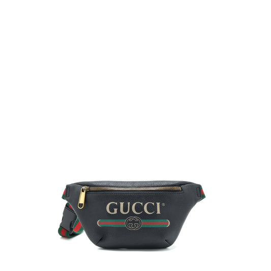 Gucci Print Belt Bag Black Mini Accessory