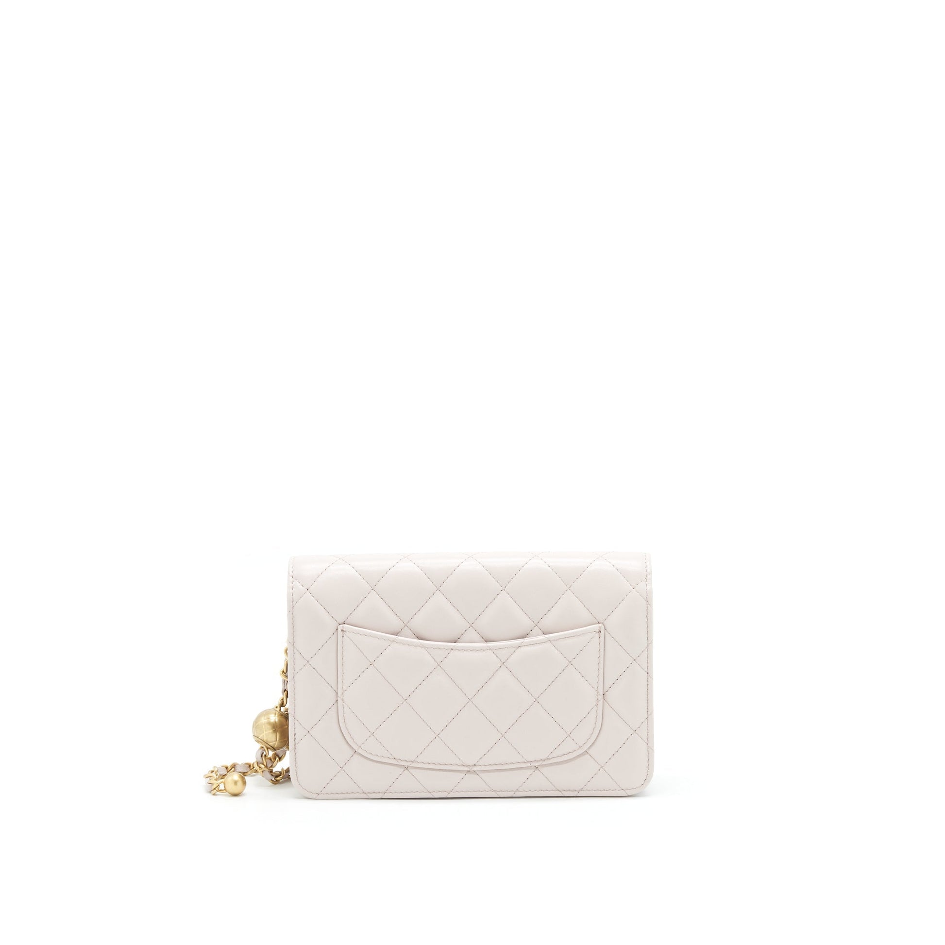 Chanel 21B Light Purple Pearl Crush on Wallet Case