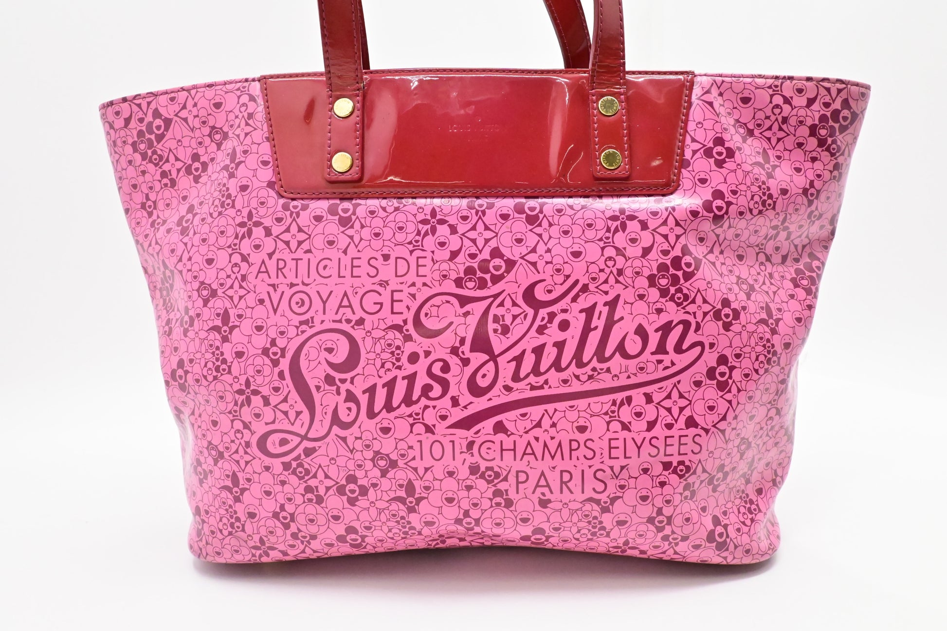 Louis Vuitton x Takashi Murakami Cosmic Blossom Pink Tote Bag