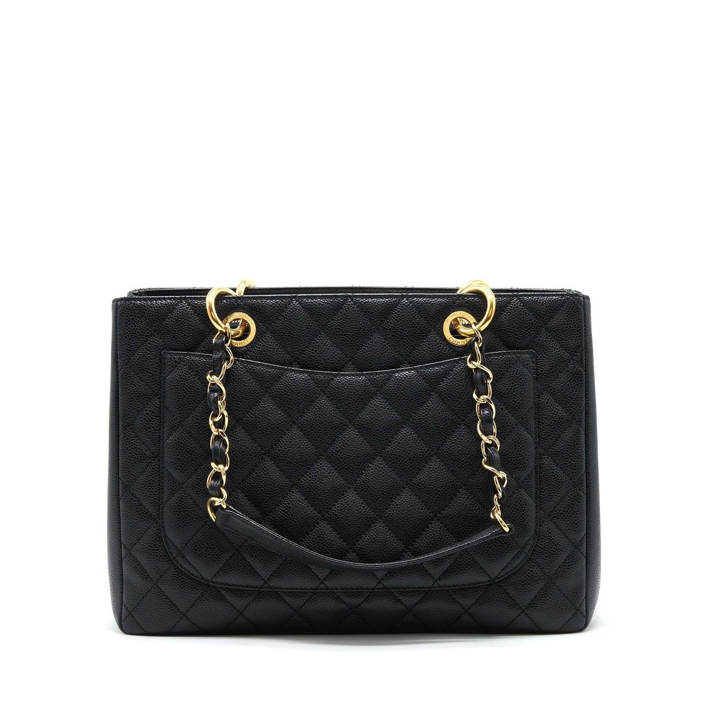 Chanel Grand Shopping Caviar GHW Black Tote Bag