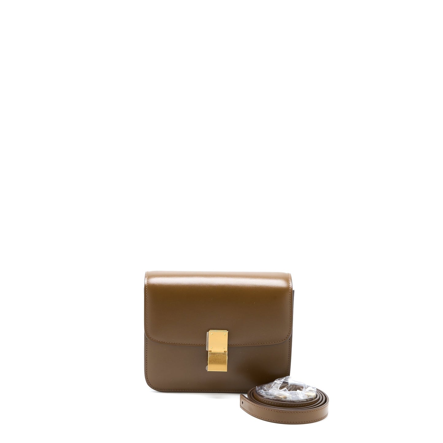 Celine Teen Classic Purse In Box Calfskin Camel Travel Bag Camel Handbag