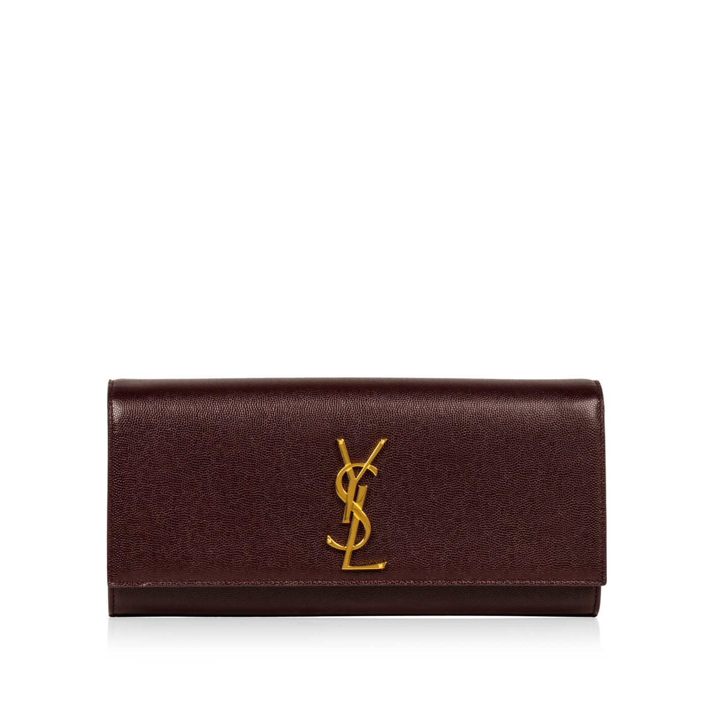 YSL Saint Laurent Clutch Monogram Purple Clutch Bag