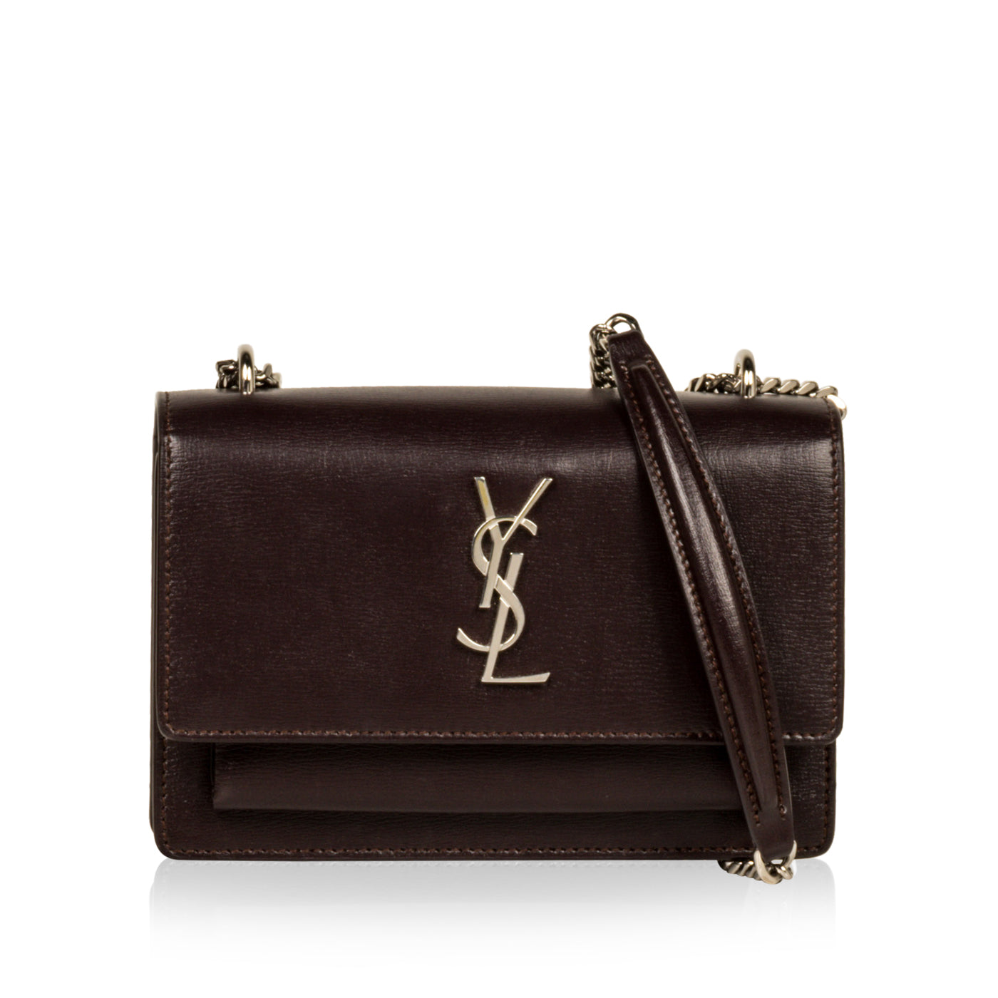 YSL Saint Laurent Sunset Bag Purple Mini Crossbody Bag