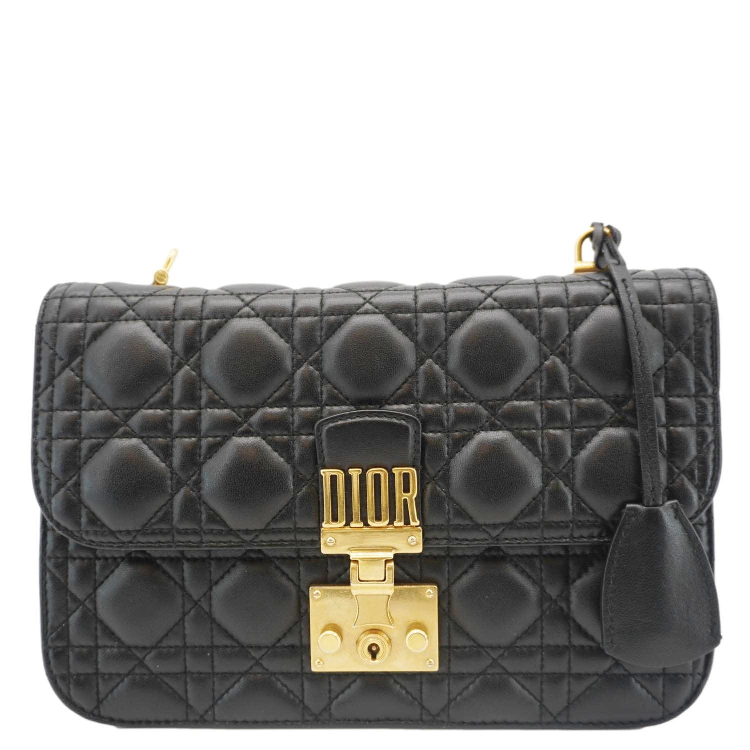 Dior addict Crossbody Bag Leather Lambskin Quilted