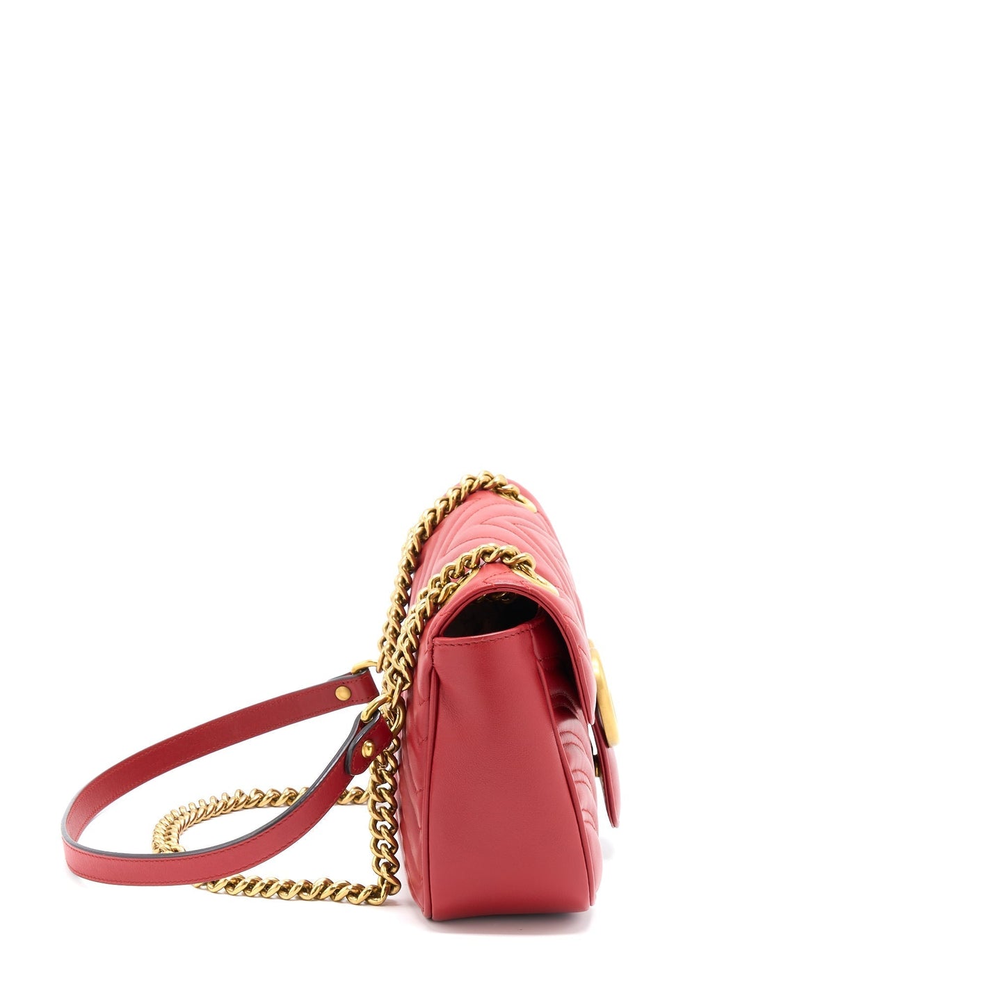 Gucci Marmont Bag Red Small Travel Bag