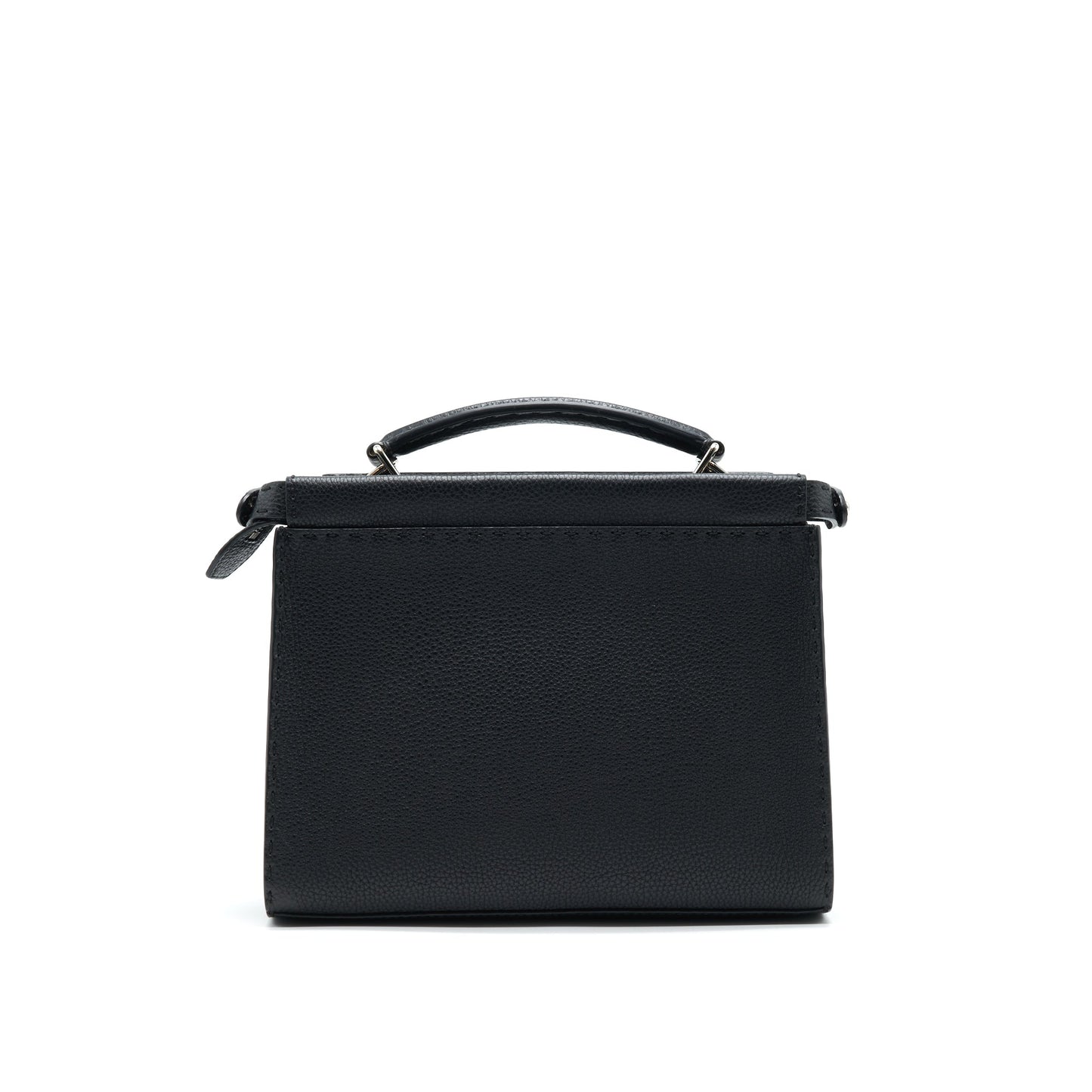 Fendi Peekaboo Iconic Fit With Handbag Black Mini Travel Bag
