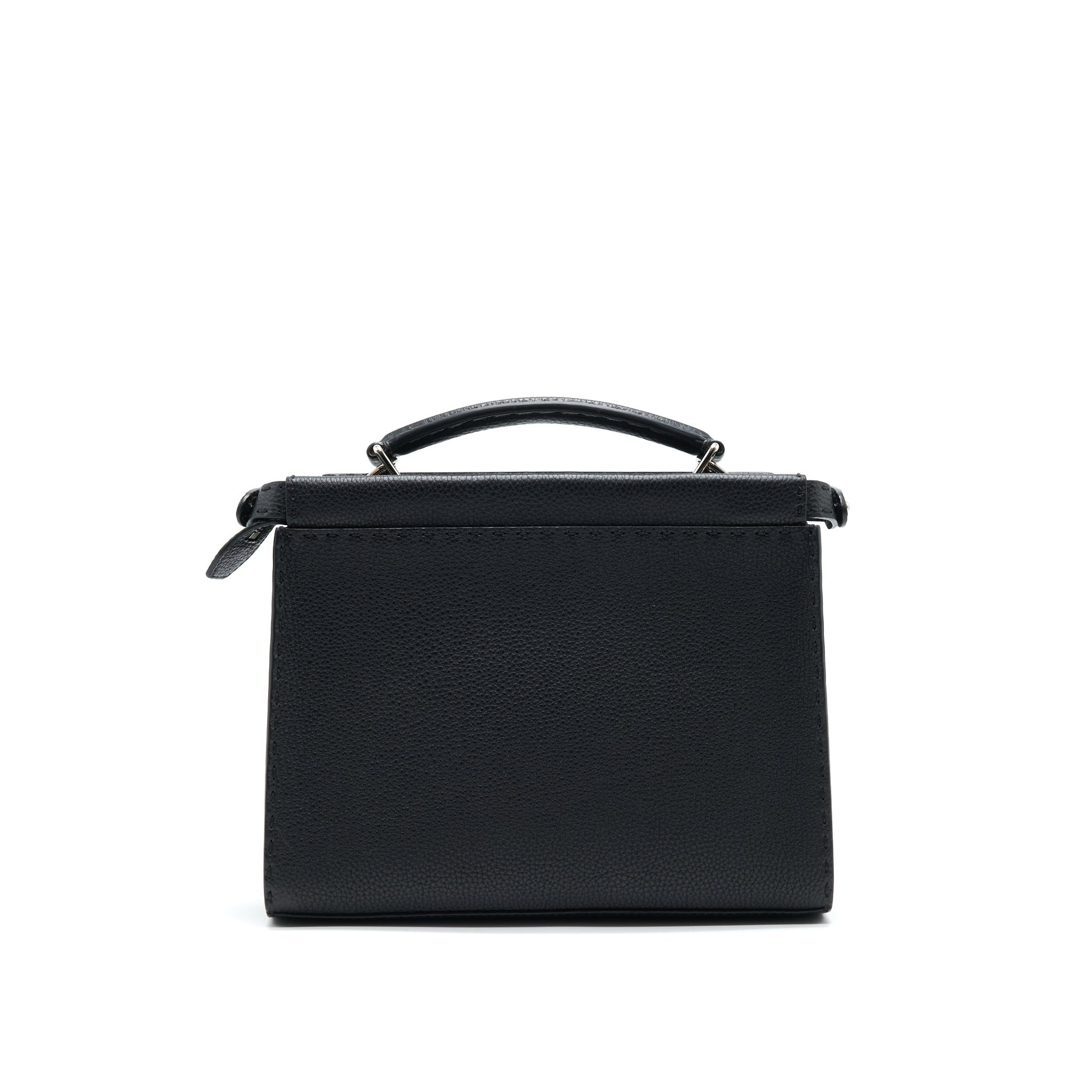 Fendi Peekaboo Iconic Fit With Handbag Black Mini Travel Bag
