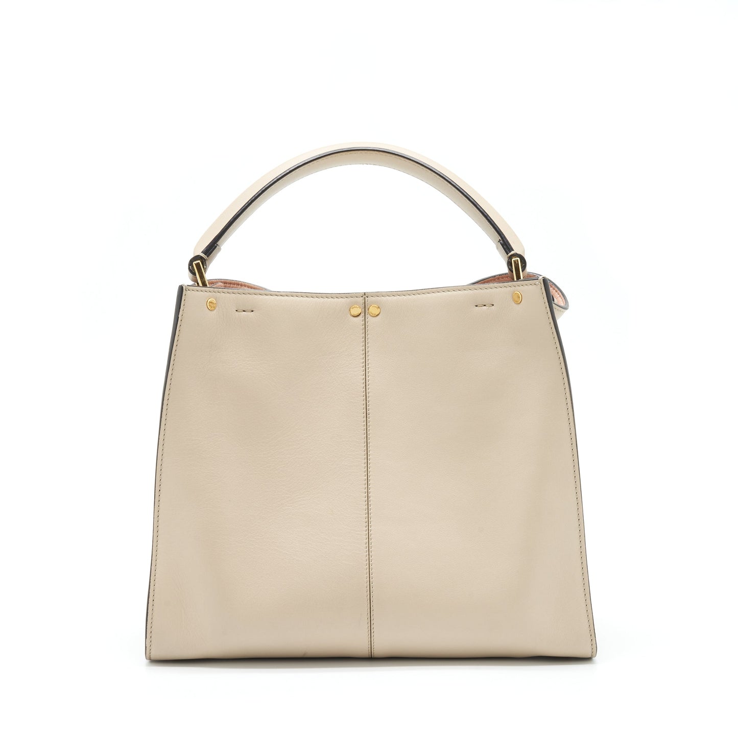 Fendi Peekaboo Iconic Essentially Handbag Beige Travel Bag