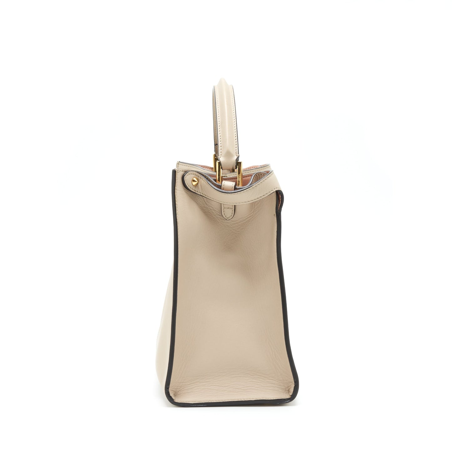 Fendi Peekaboo Iconic Essentially Handbag Beige Travel Bag