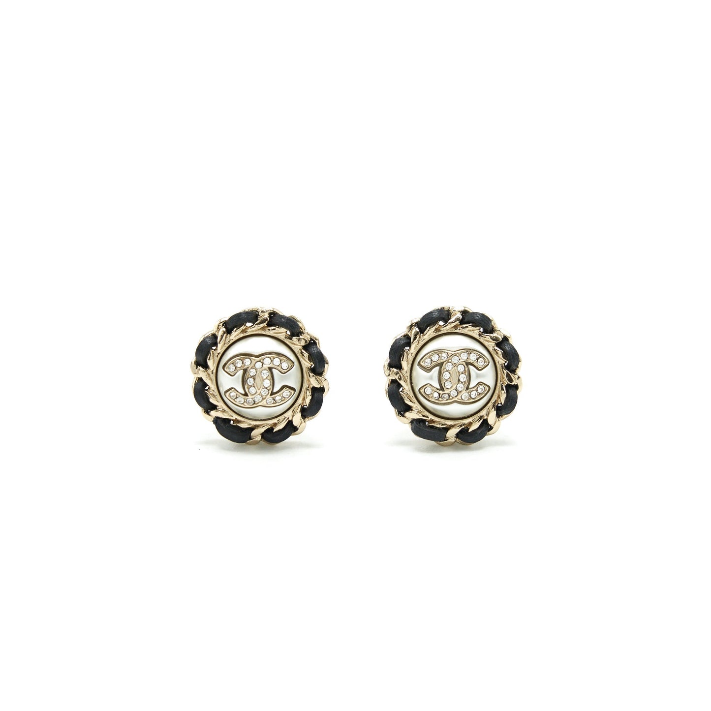 Chanel 22P Round Ear Clip LGHW Handbag