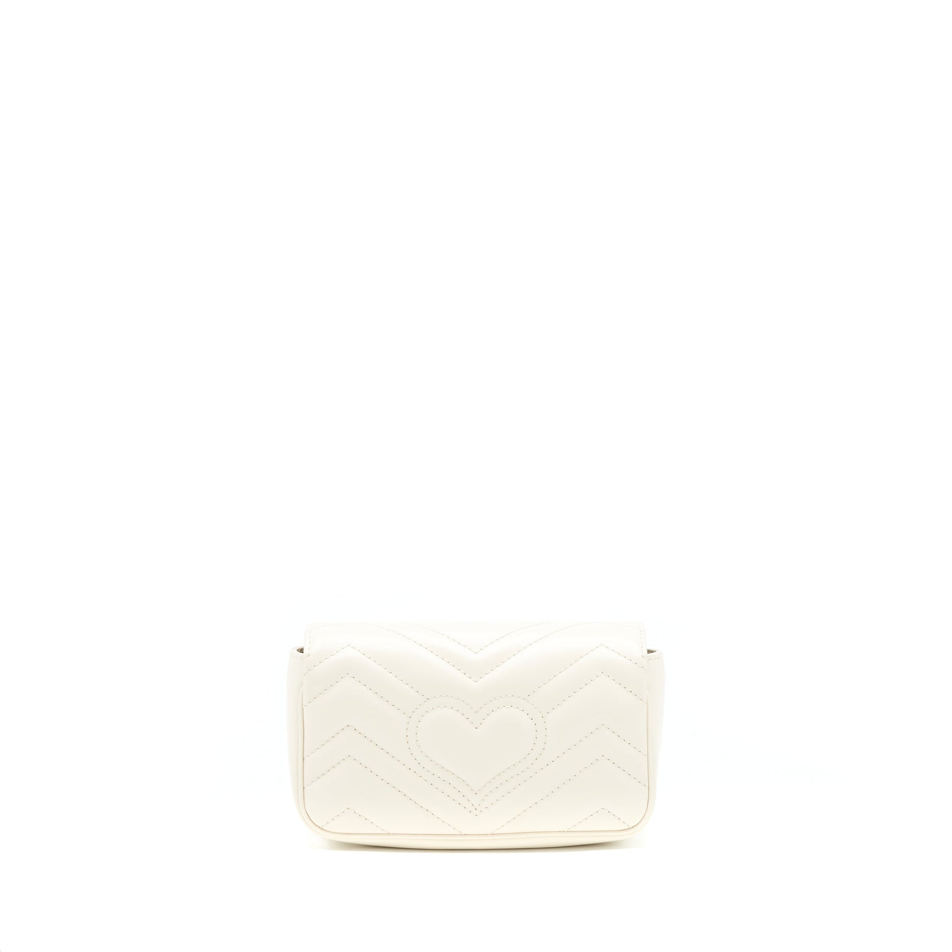 Gucci Marmont Super Bag White Mini Travel Bag