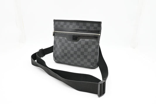 Louis Vuitton Thomas Graphite Canvas Damier Handbag