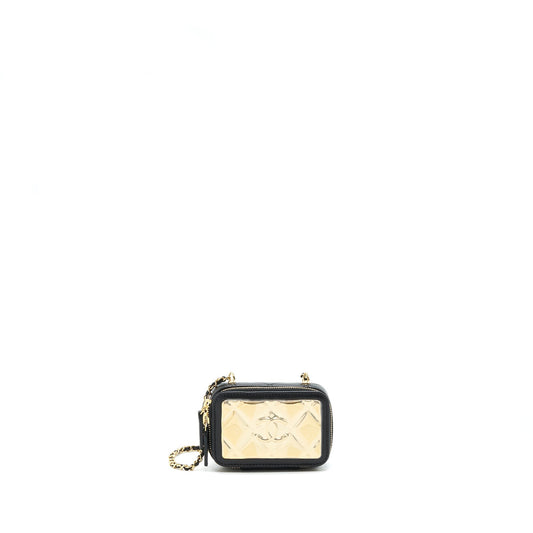Chanel 21K GHW Black Clutch Bag