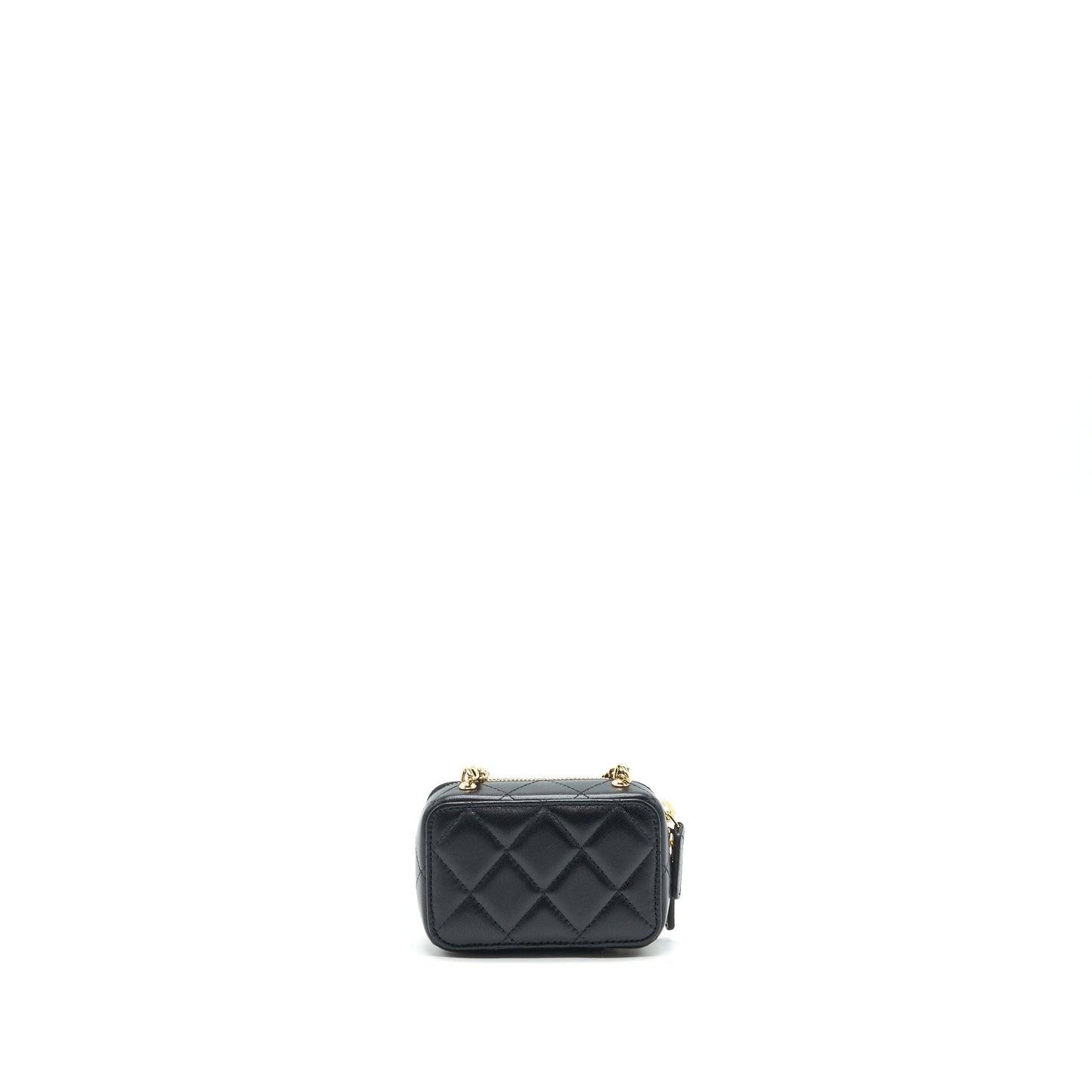 Chanel 21K GHW Black Clutch Bag