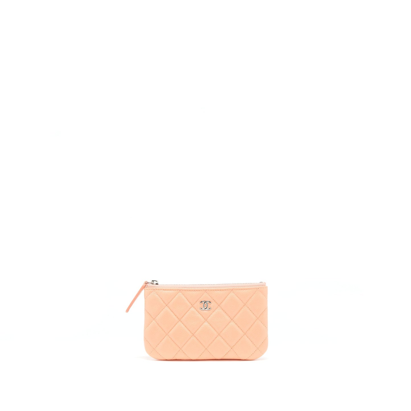 Chanel Ocase Zip Coral Caviar Mini Bag