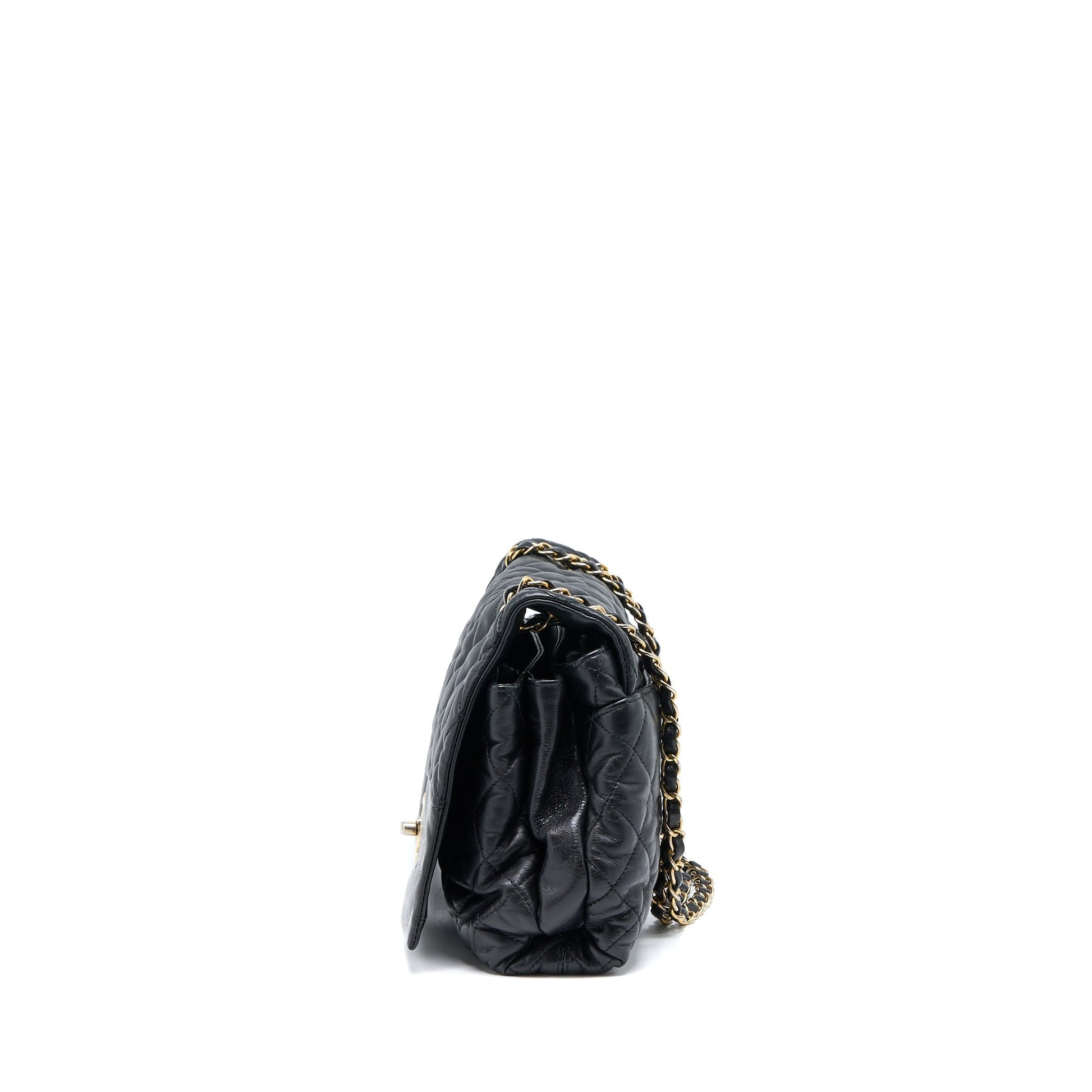 Chanel Quilted Seasonal Flap GHW Black Shoulder Bag
