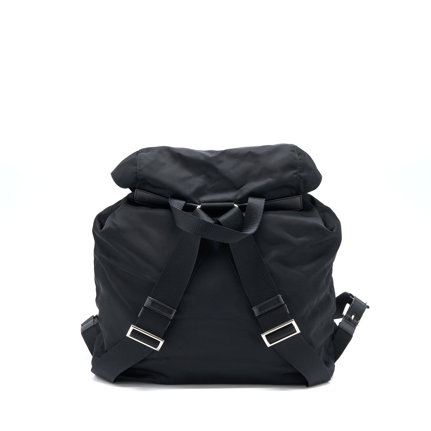 Prada Re Backpack Handbag Nylon Black