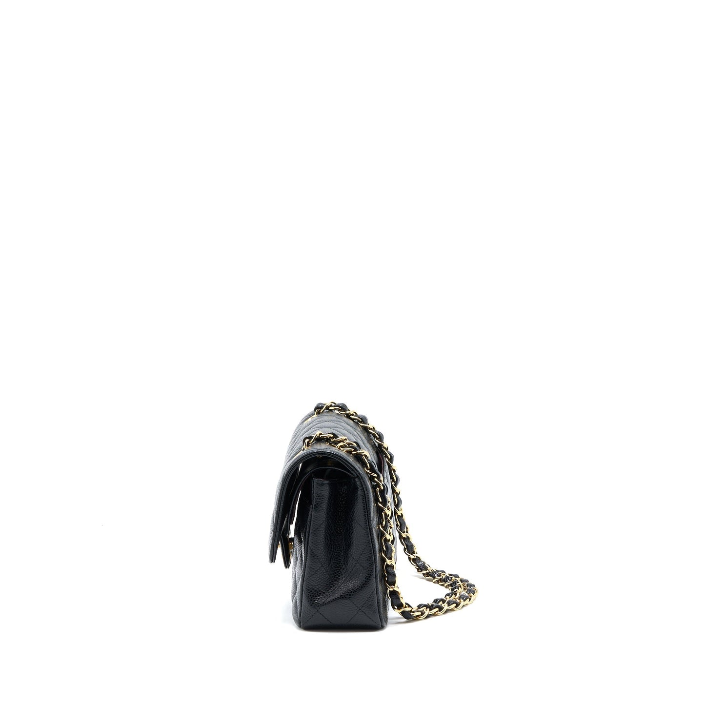 Chanel Classic Double Flap Caviar GHW Black Small Shoulder Bag Ghw 1