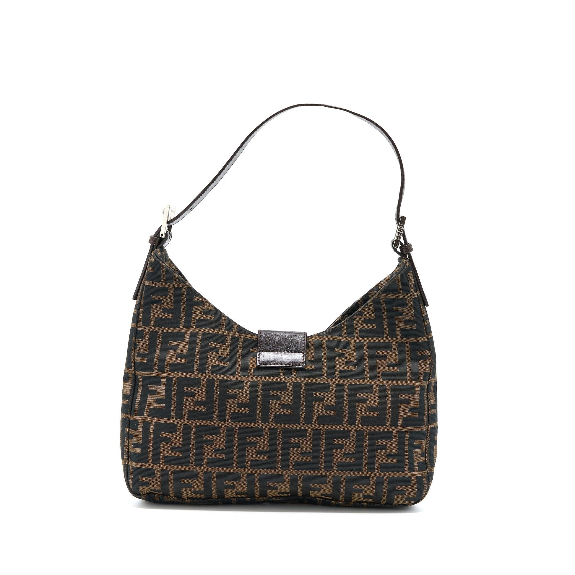 Fendi Zucca Purse Canvas Mini Shoulder Bag