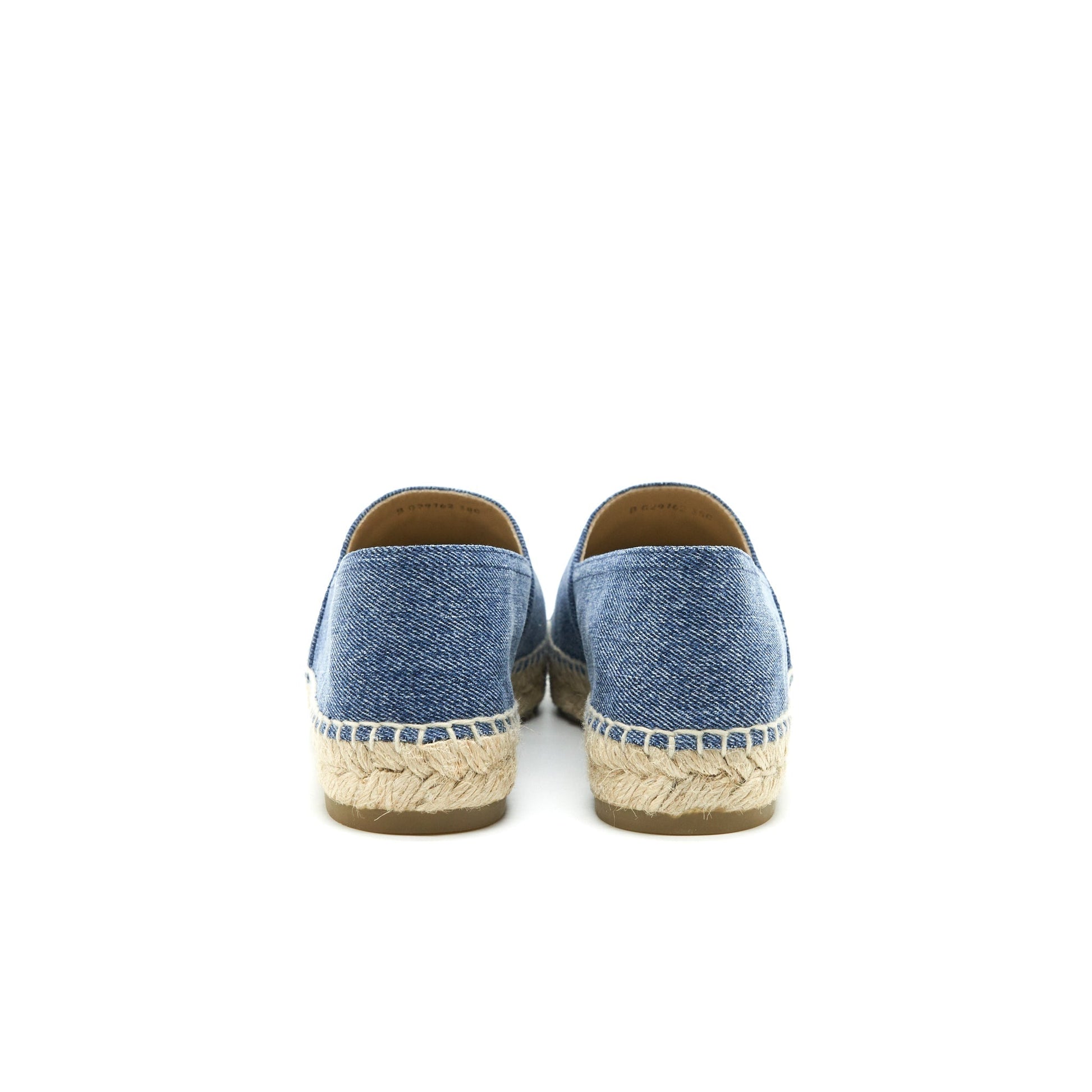 Chanel Espadrilles 38 Denim Black Handbag