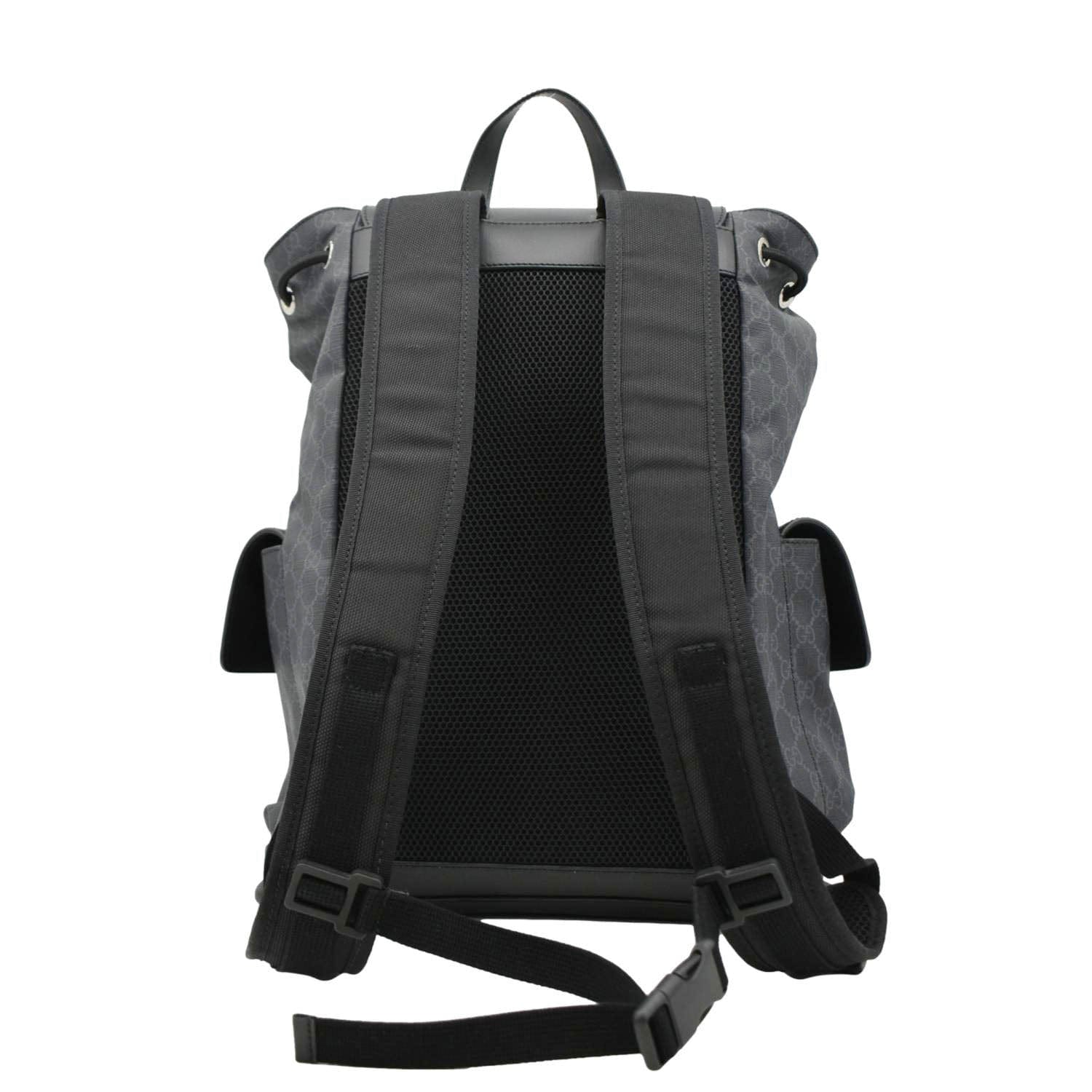 Gucci Supreme Backpack Canvas Black