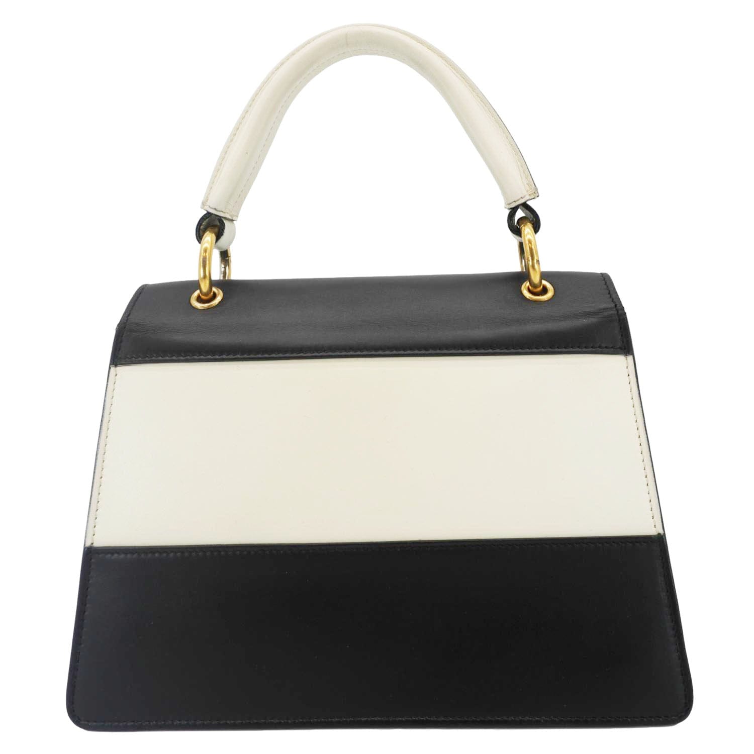 Gucci Queen Margaret Bee Blind For Love Shoulder Leather Black Shoulder Bag