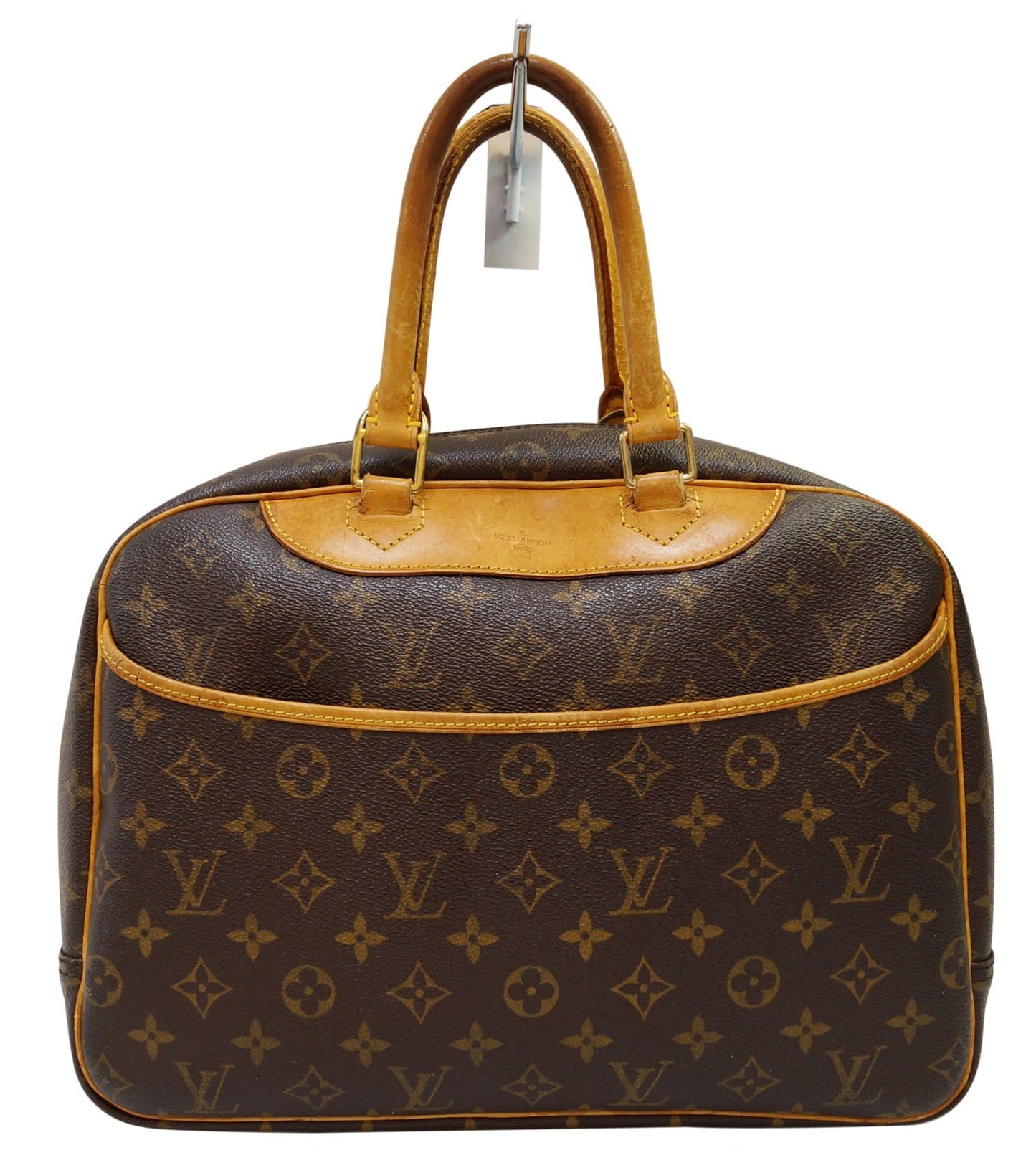 Louis Deauville Boston Satchel Bag Canvas Monogram Travel Bag