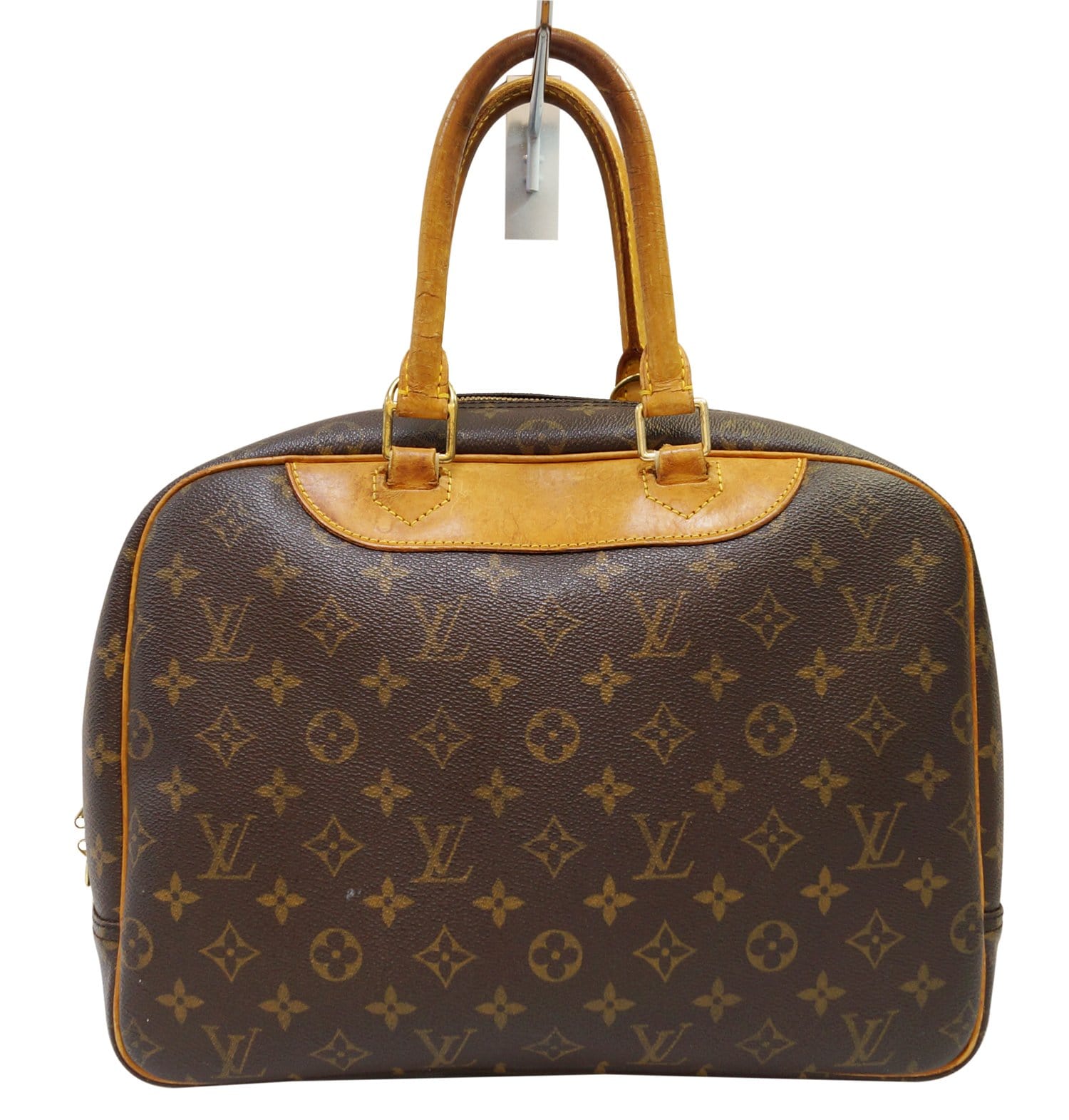 Louis Deauville Boston Satchel Bag Canvas Monogram Travel Bag