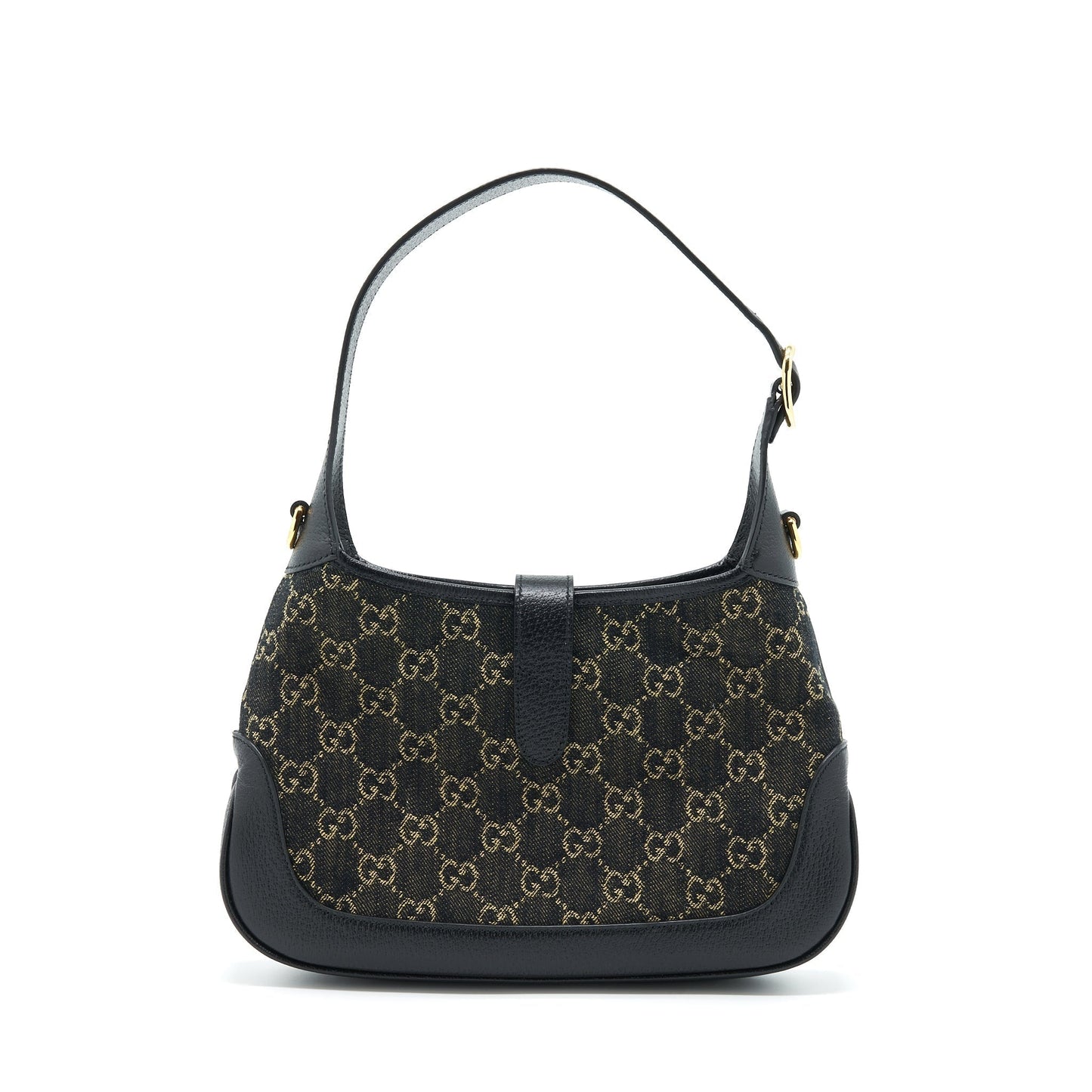 Gucci Jackie Small Shoulder Bag Leather Denim