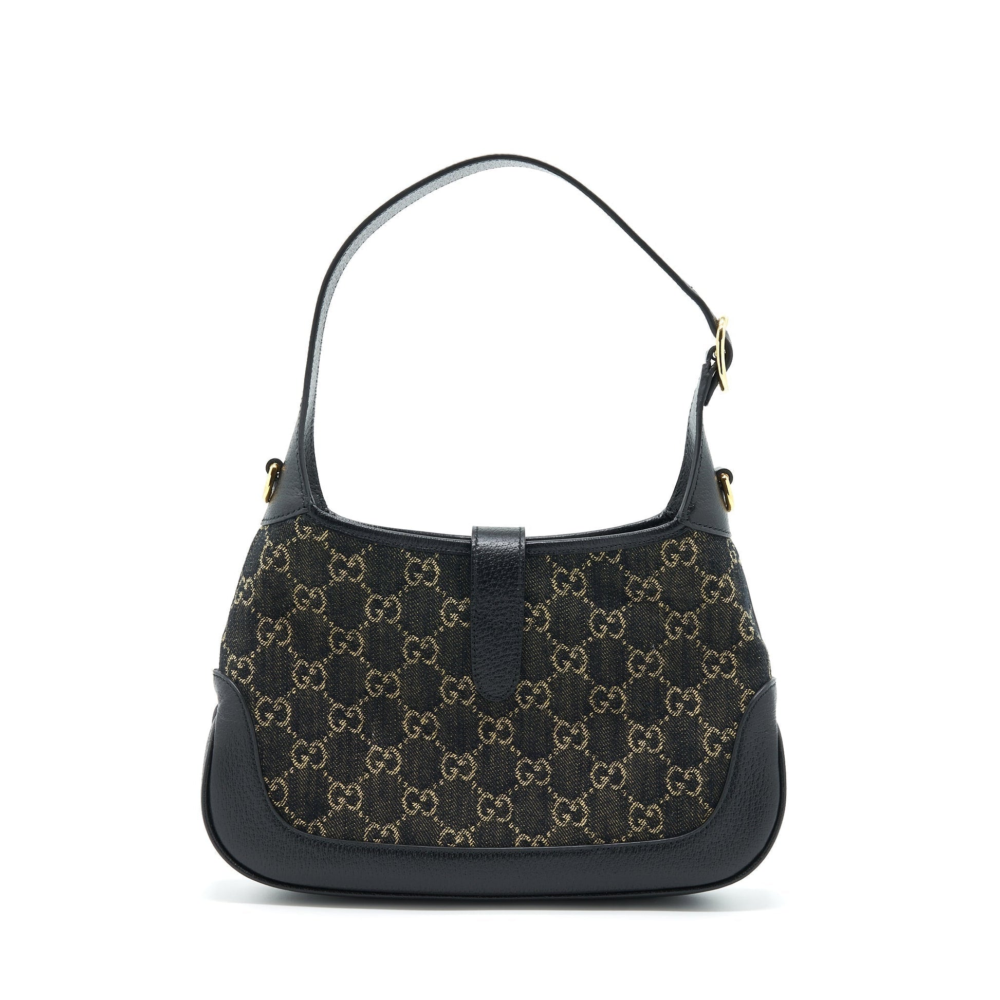 Gucci Jackie Small Shoulder Bag Leather Denim