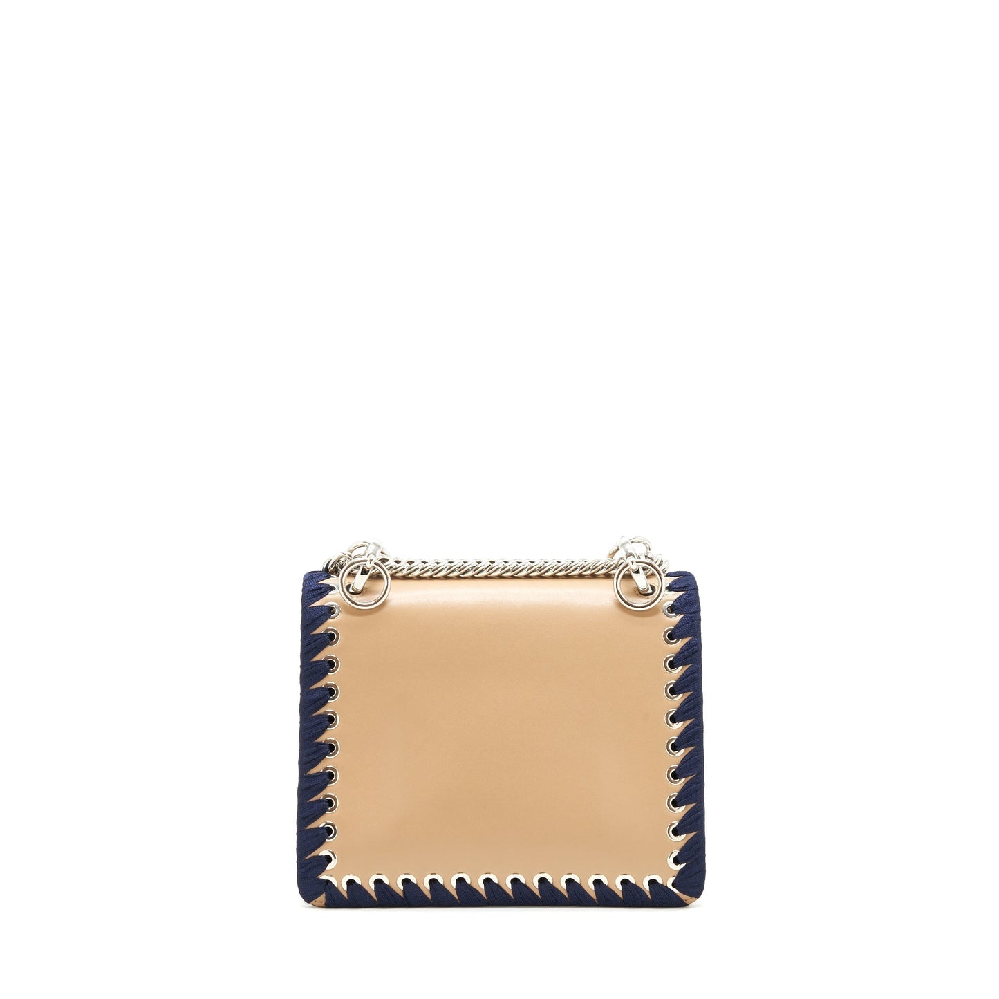 Fendi Kan Dark With Handbag Beige Navy Travel Bag