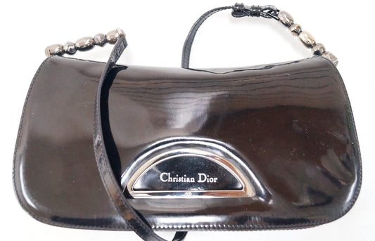 Dior Maris Pearl Shoulder Bag Black