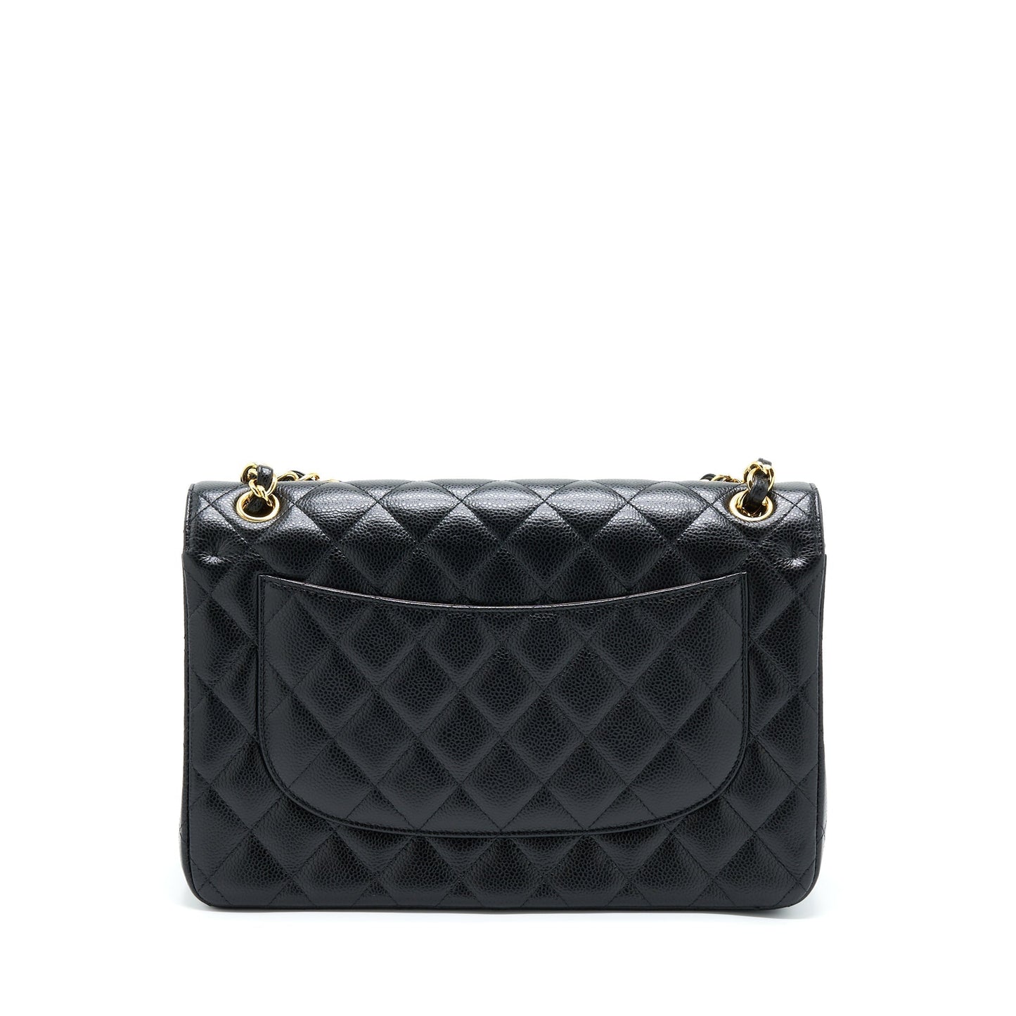 Chanel Classic Jumbo Flap Caviar GHW Black Shoulder Bag